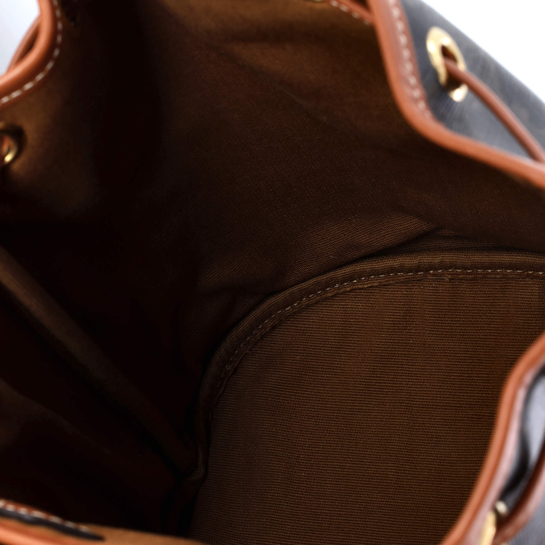 Celine Folco Backpack Triomphe Coated Canvas Mini