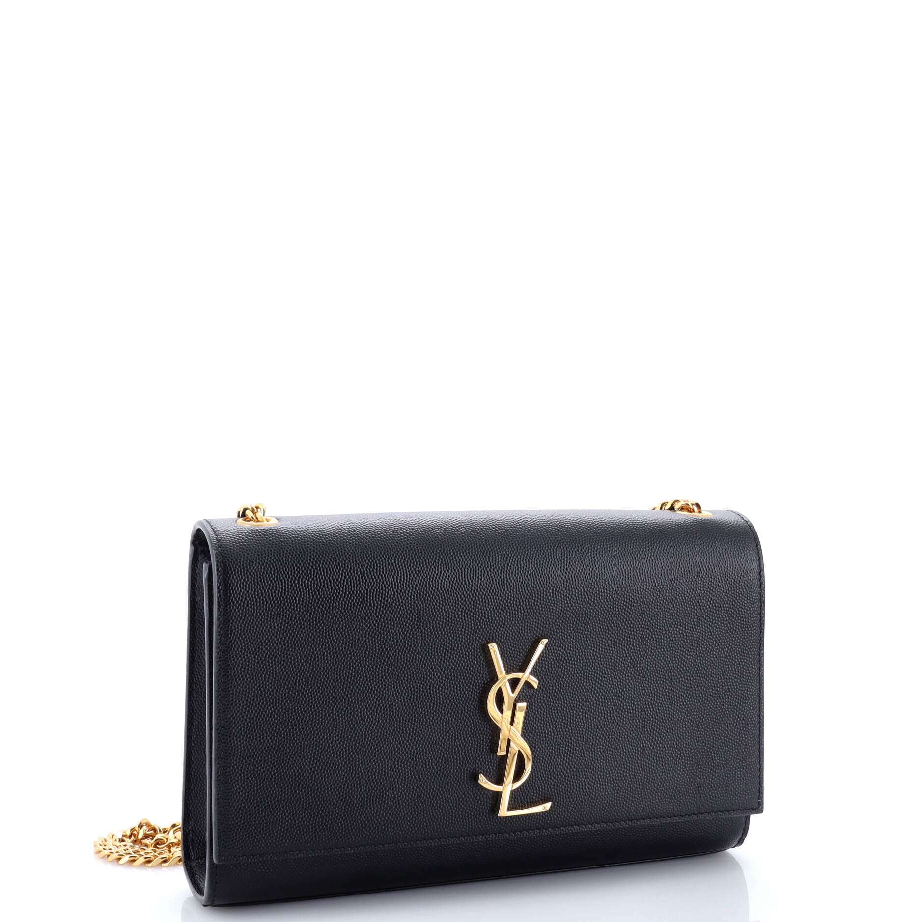 Saint Laurent Classic Monogram Crossbody Bag Grainy Leather Large