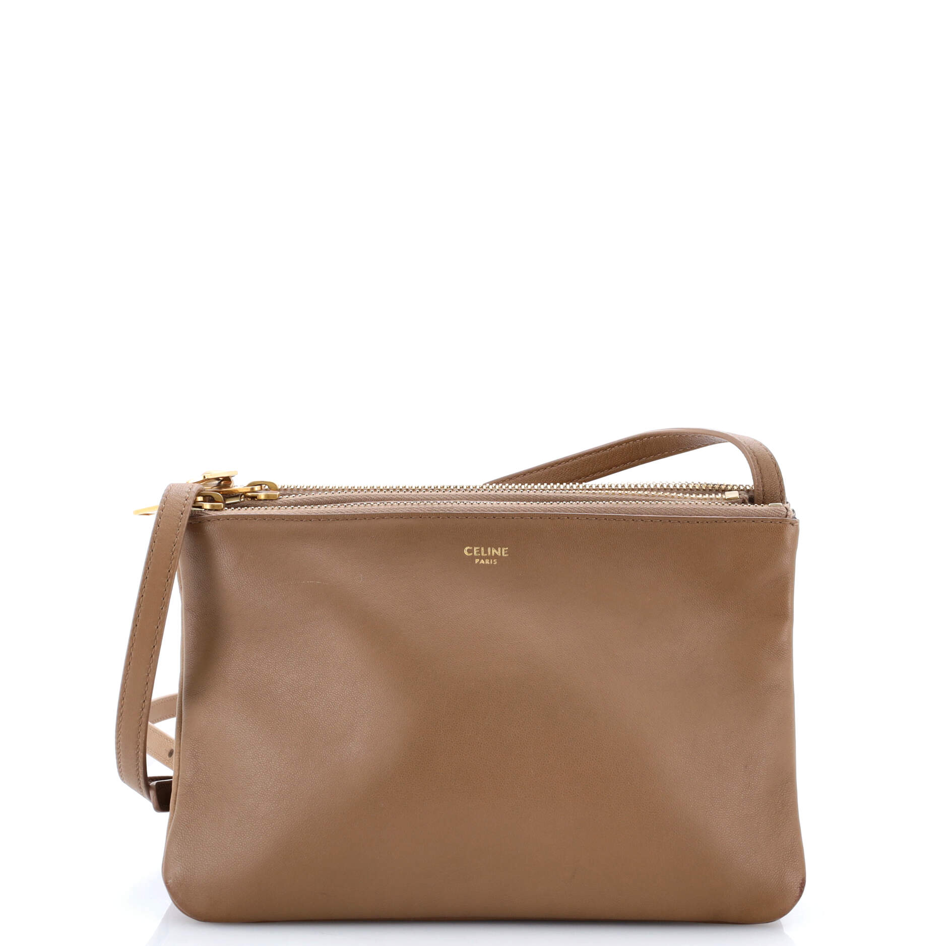 Celine Trio Crossbody Bag Leather Small