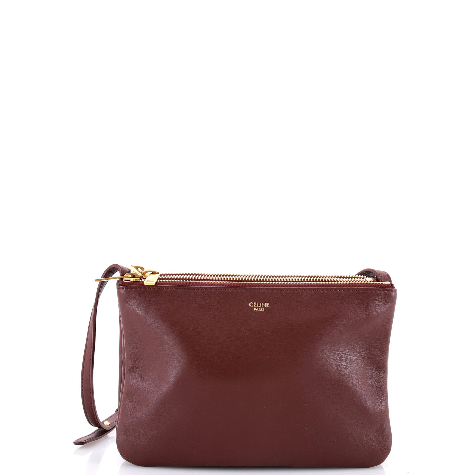 Celine Trio Crossbody Bag Leather Small