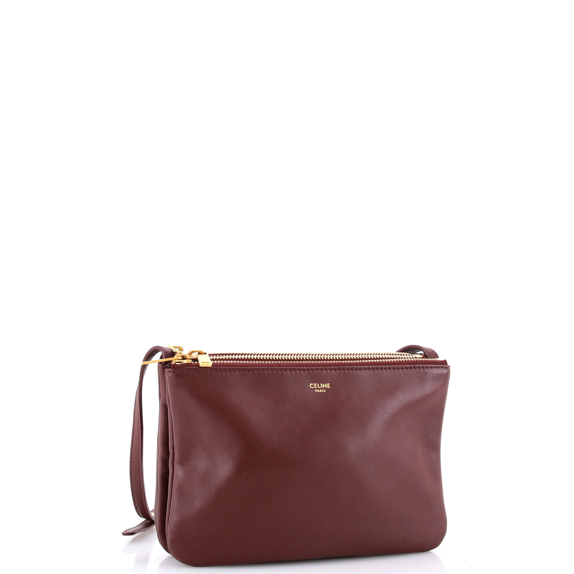 Celine Trio Crossbody Bag Leather Small