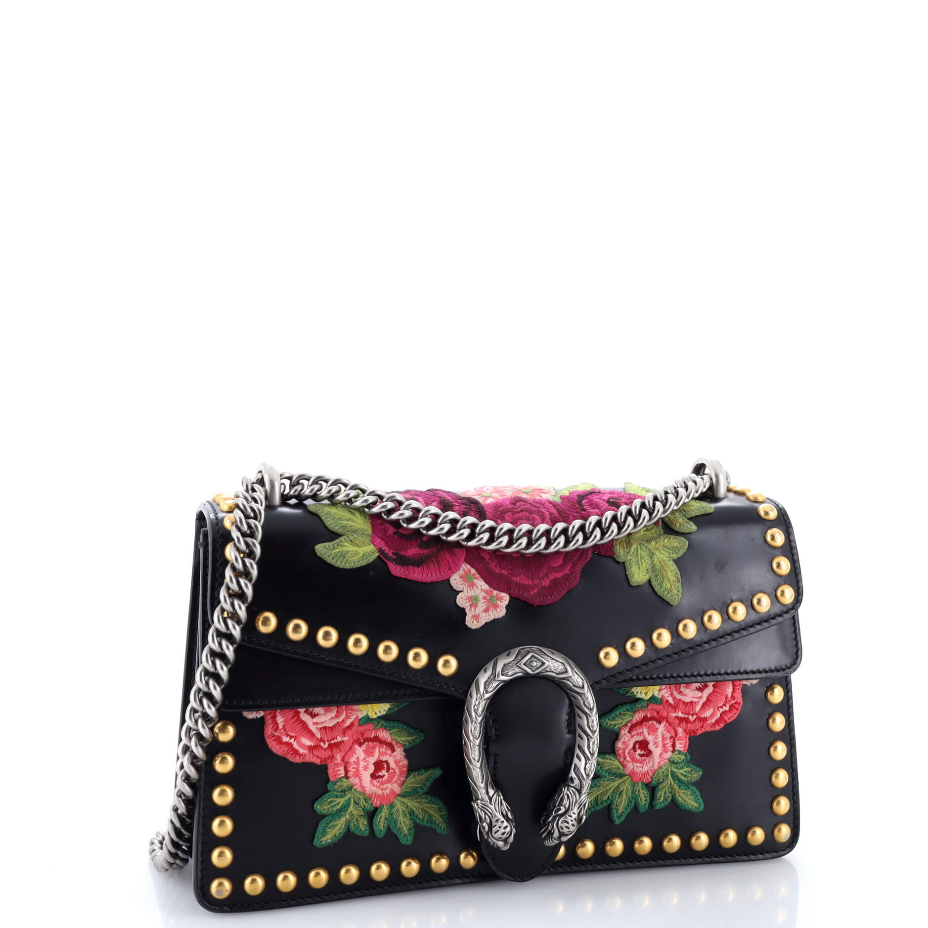 Gucci Dionysus Bag Embroidered Studded Leather Small