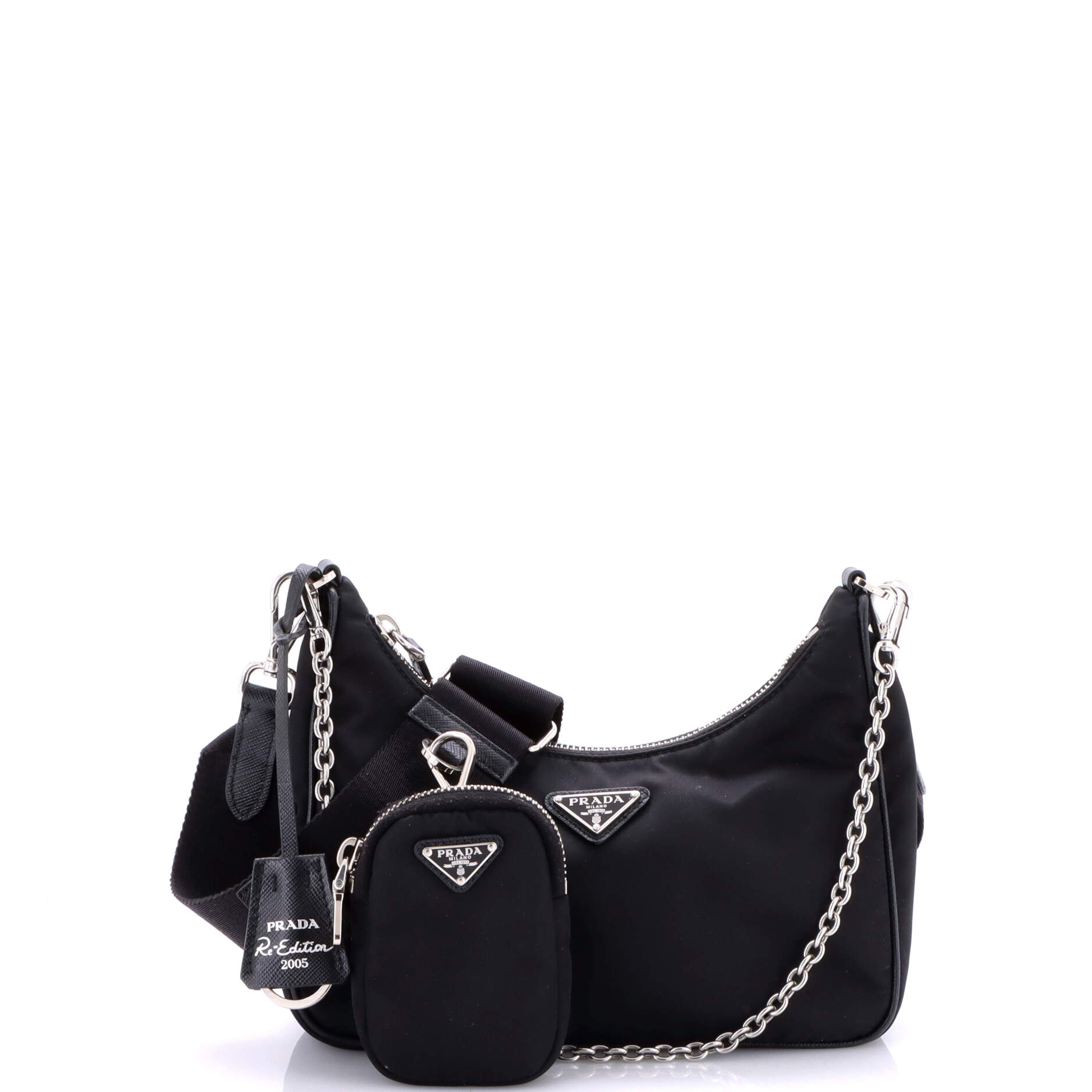 Prada Re-Edition 2005 Shoulder Bag Tessuto Small