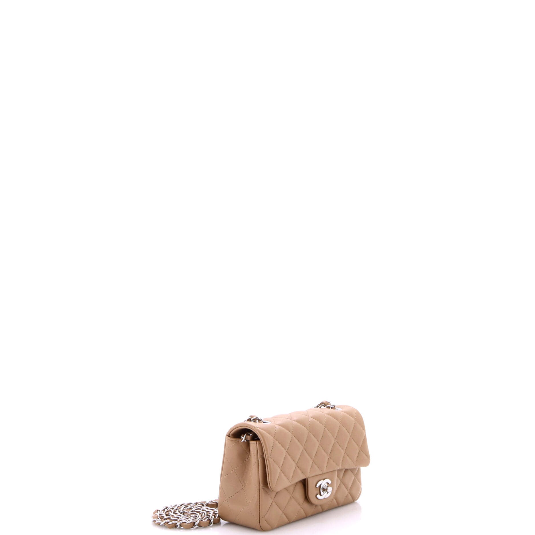 Chanel Classic Single Flap Bag Quilted Lambskin Mini
