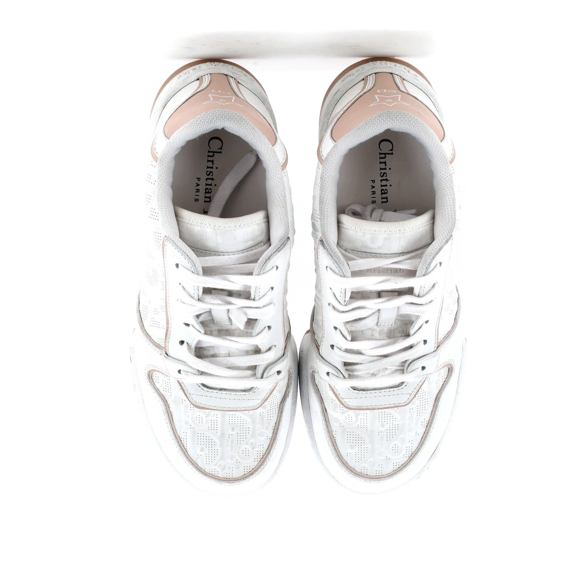 Christian Dior Men's B27 Low-Top Sneakers Leather with Oblique Galaxy Leather