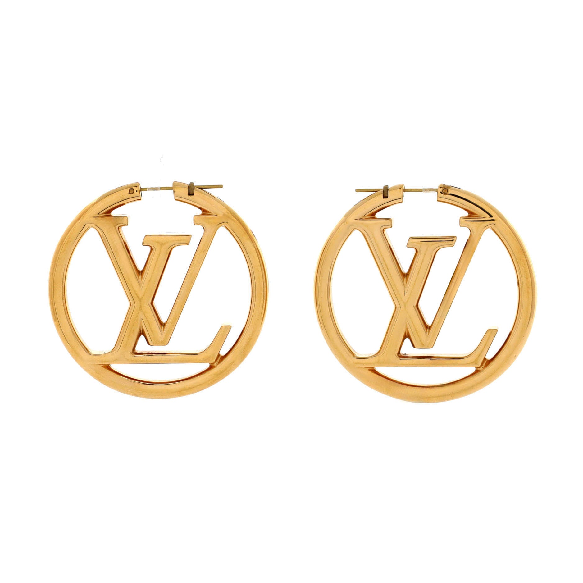 Louis Vuitton Louise Hoop Earrings Metal GM
