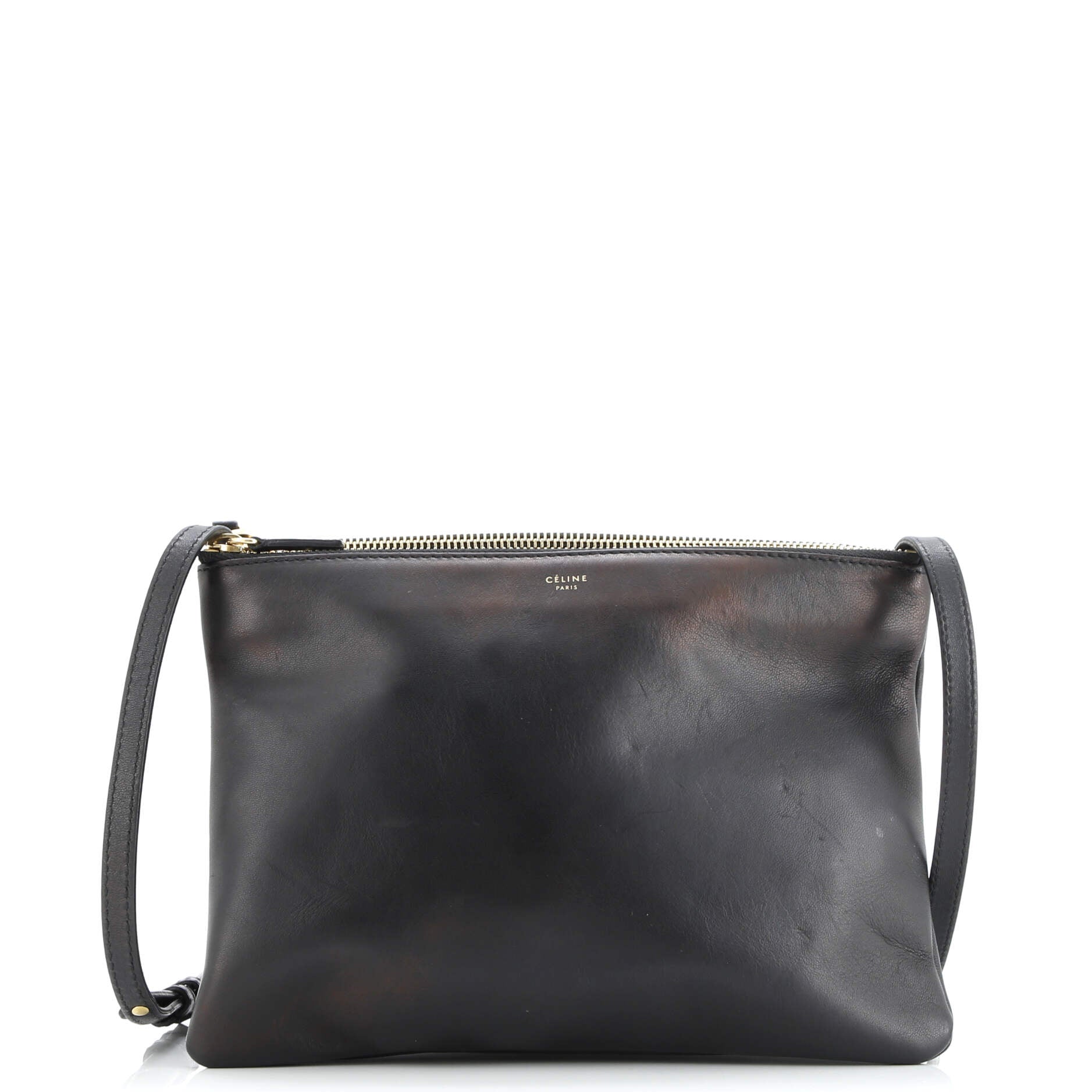 Celine Trio Crossbody Bag Leather Large