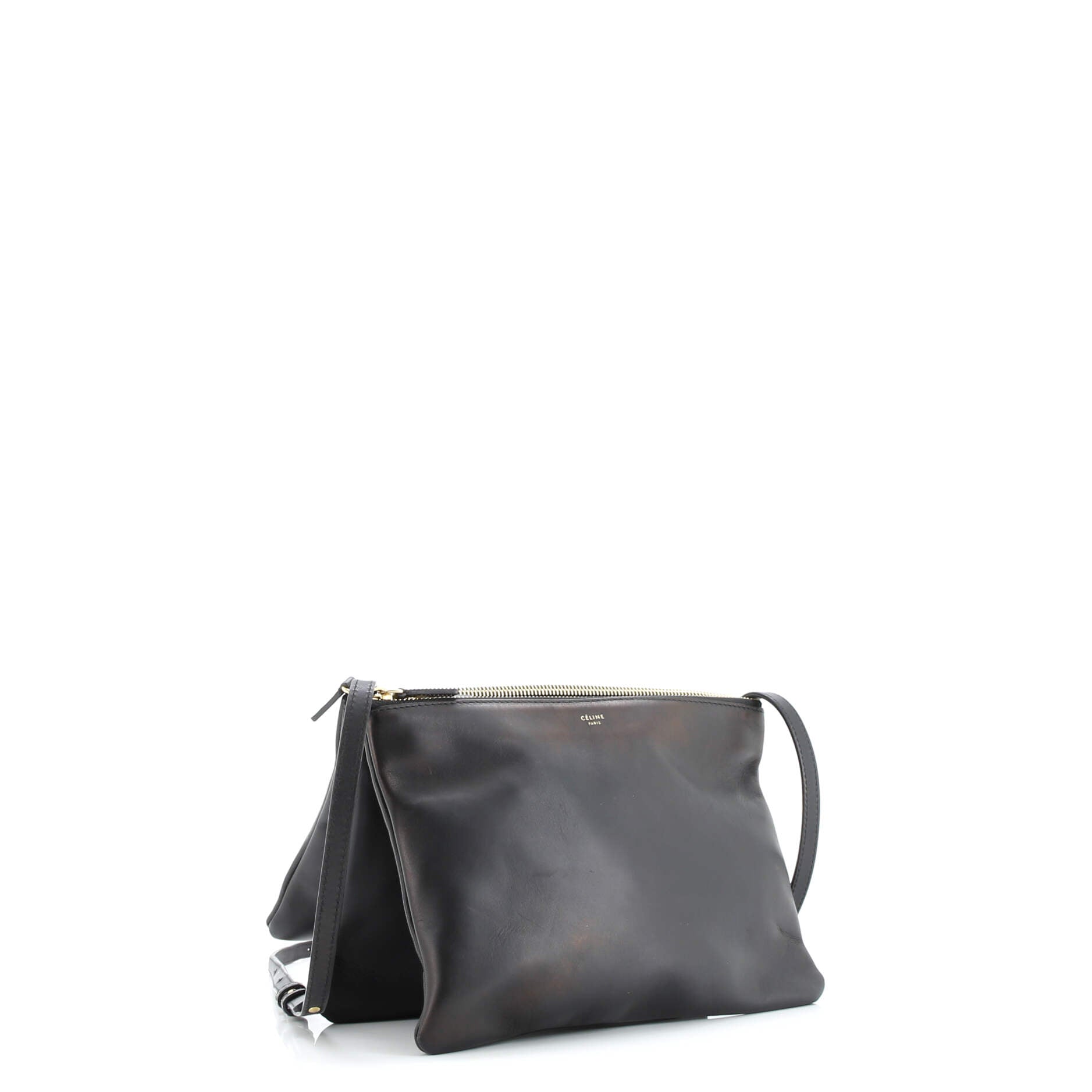 Celine Trio Crossbody Bag Leather Large