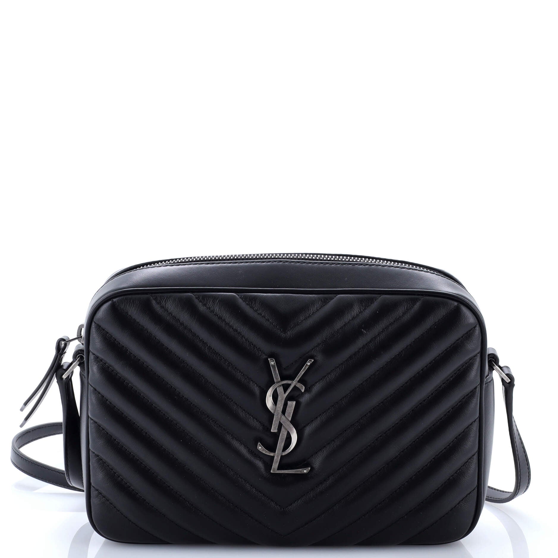 Saint Laurent Lou Camera Bag Matelasse Chevron Leather Small