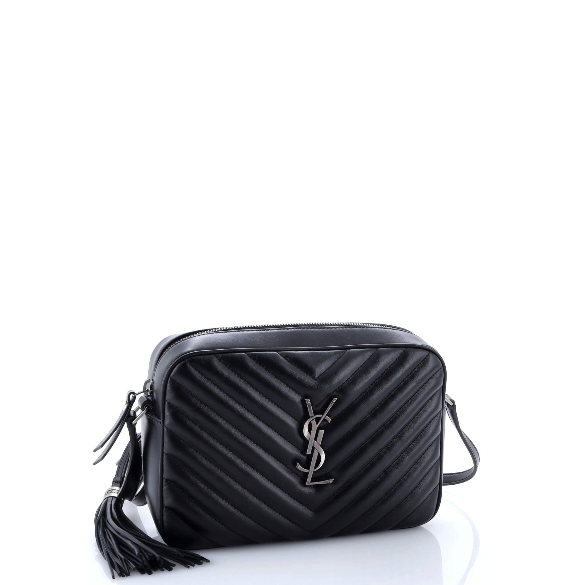 Saint Laurent Lou Camera Bag Matelasse Chevron Leather Small