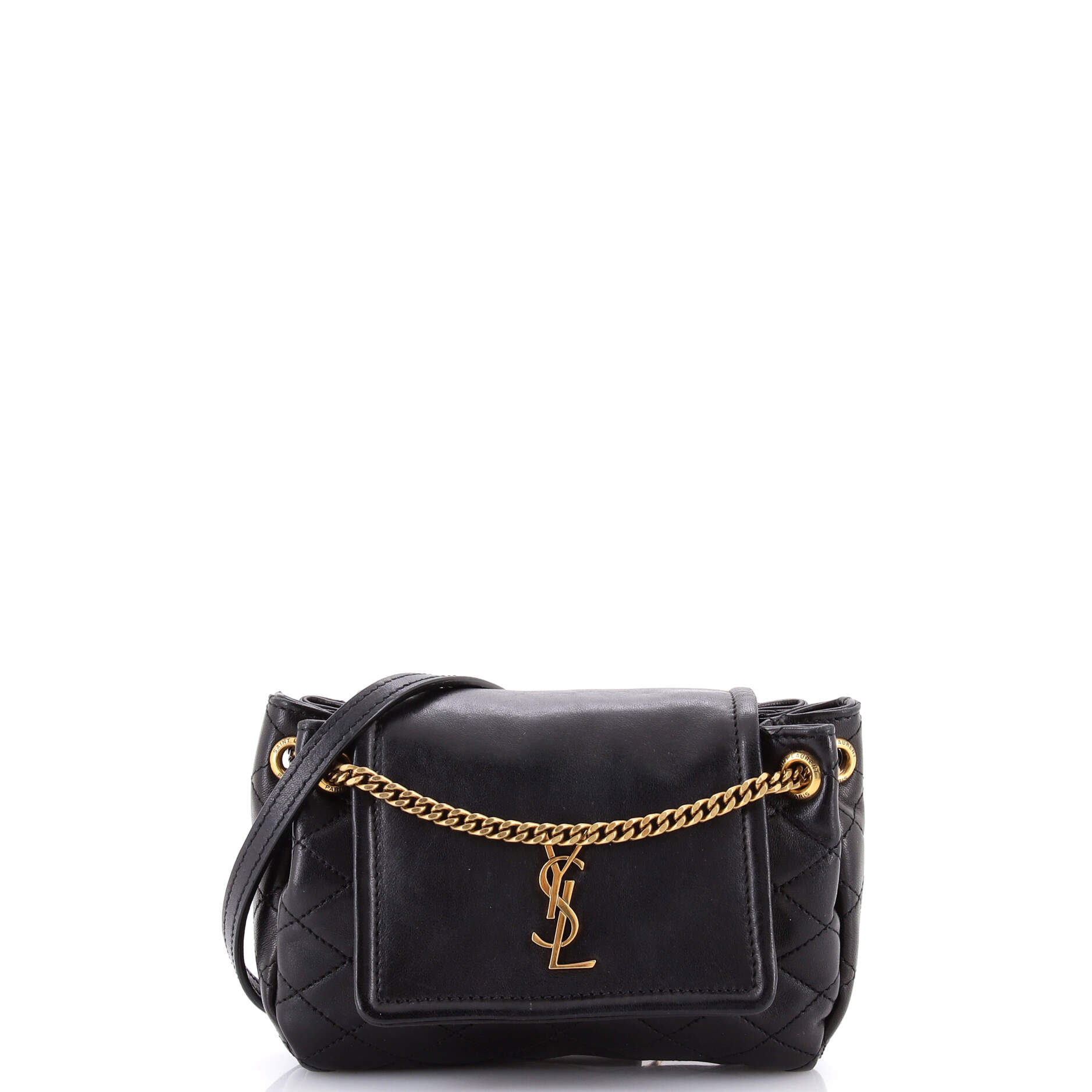 Saint Laurent Nolita Satchel Quilted Leather Mini