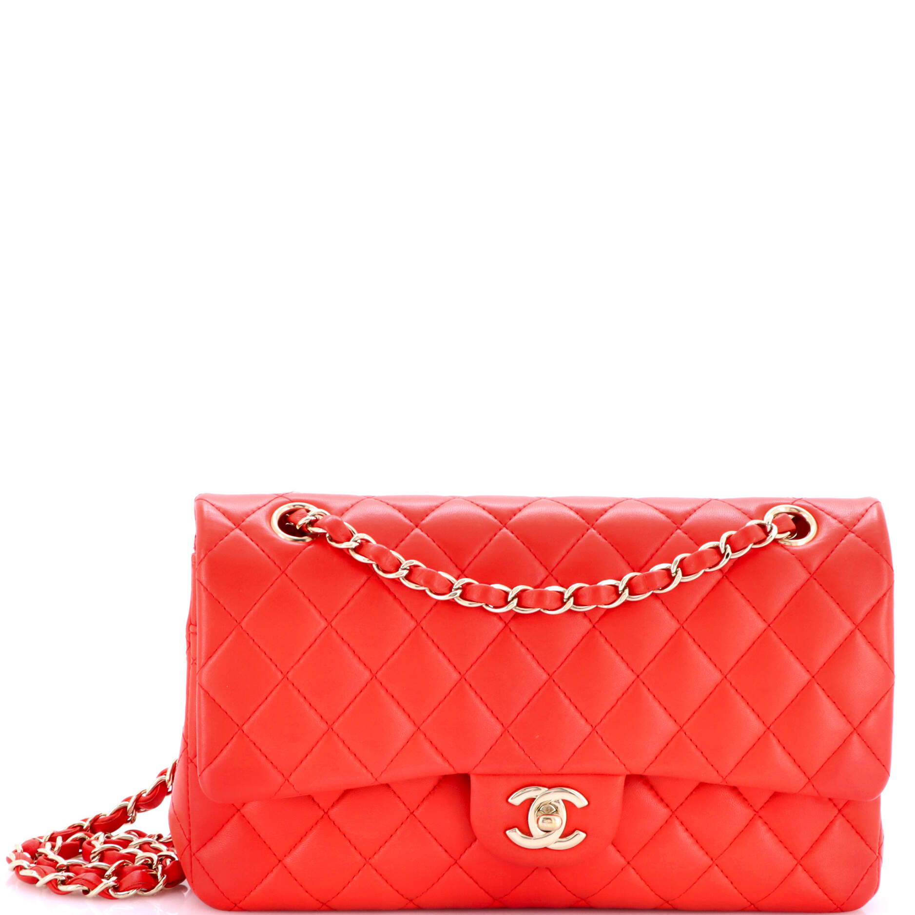 Chanel Classic Double Flap Bag Quilted Lambskin Medium