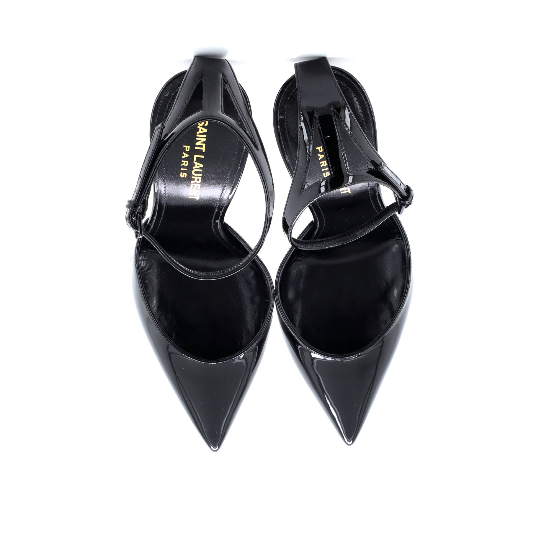Saint Laurent Women's Slingback Pumps Patent 110