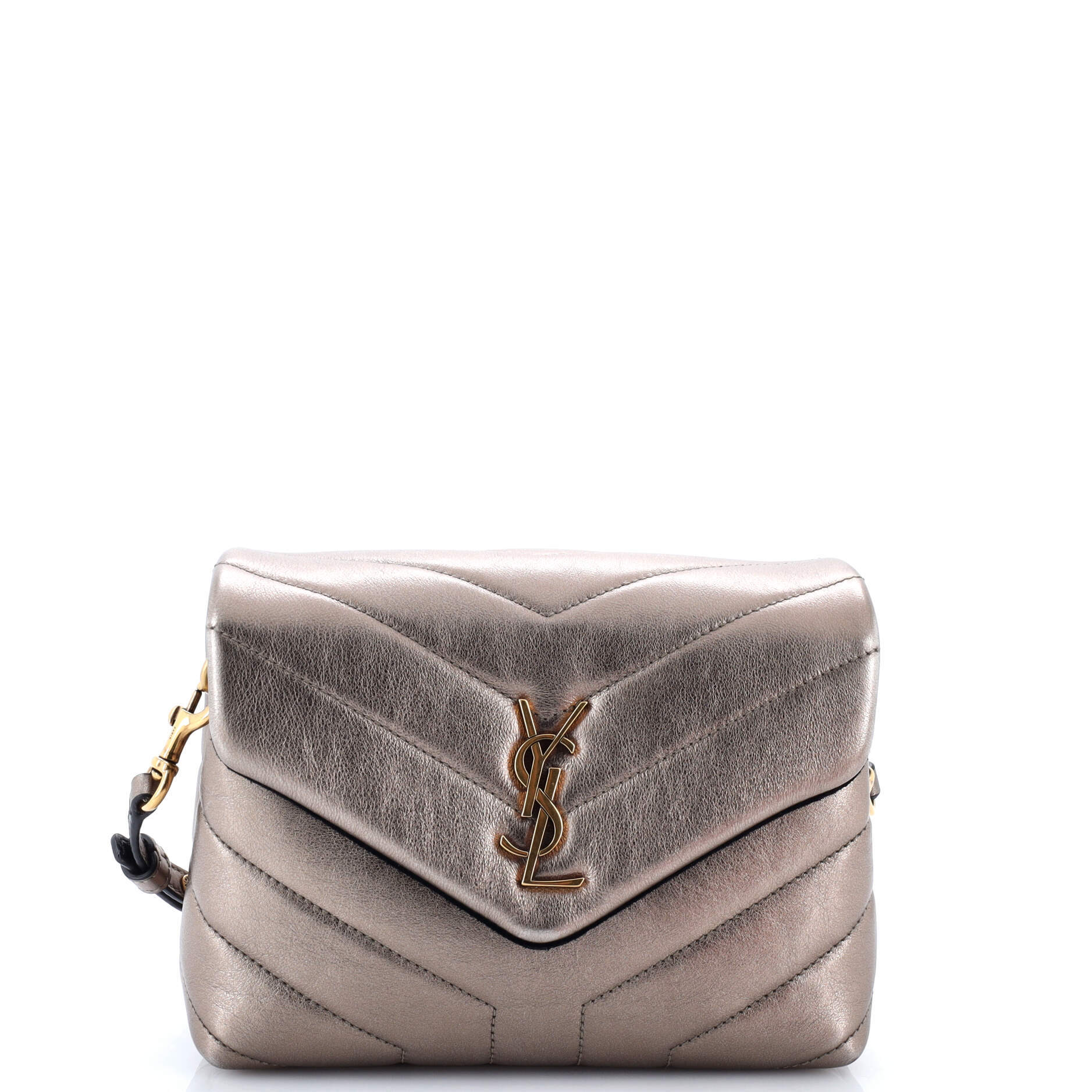 Saint Laurent Loulou Shoulder Bag Matelasse Chevron Leather Toy