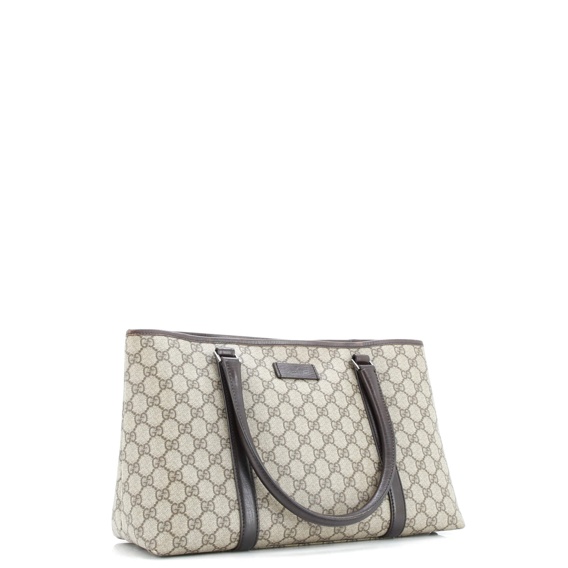 Gucci Joy Plus Tote GG Coated Canvas with Leather Medium