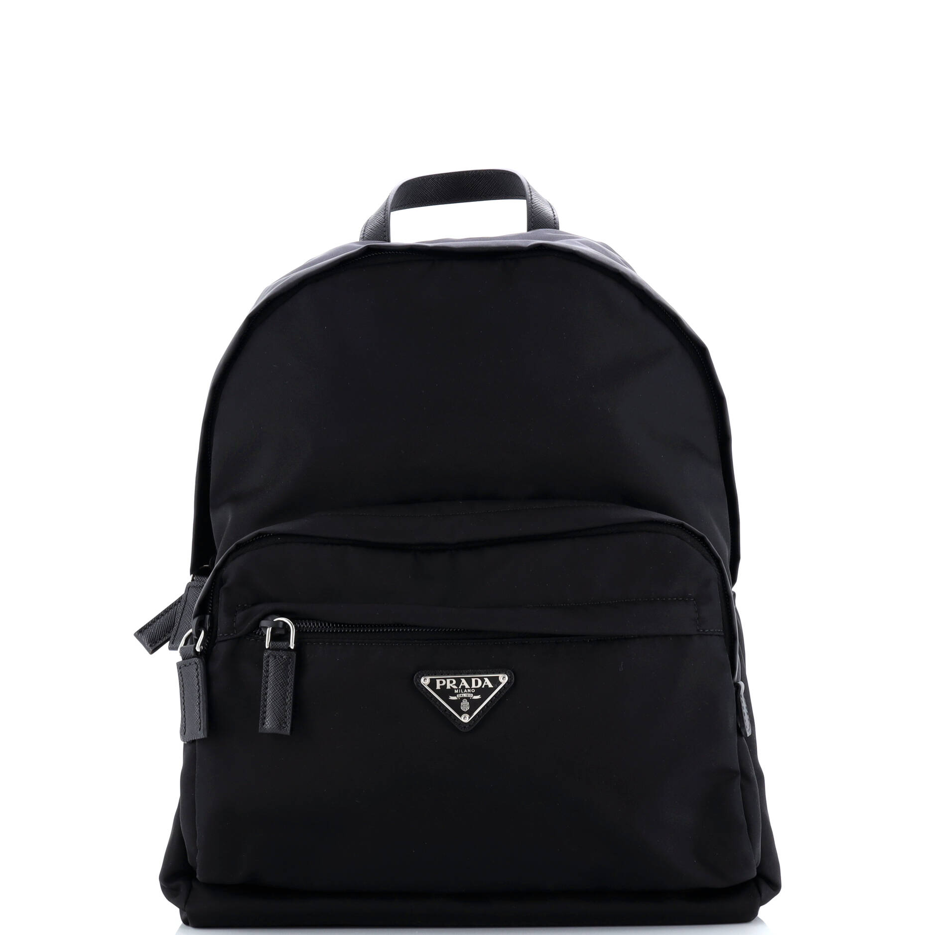Prada Front Pocket Zip Backpack Re-Nylon