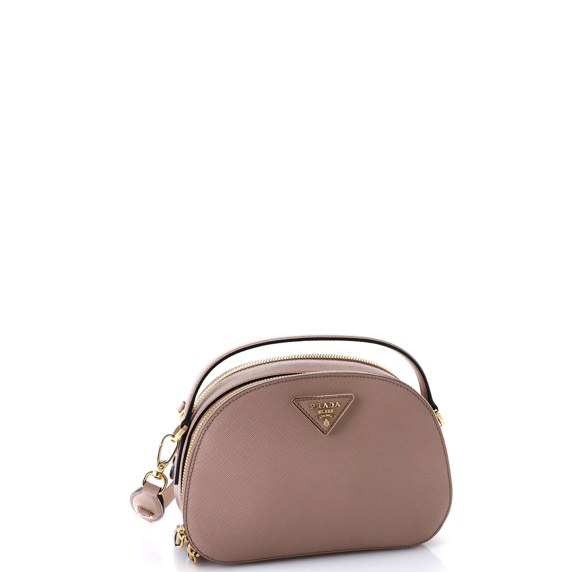 Prada Odette Top Handle Bag Saffiano Leather Small