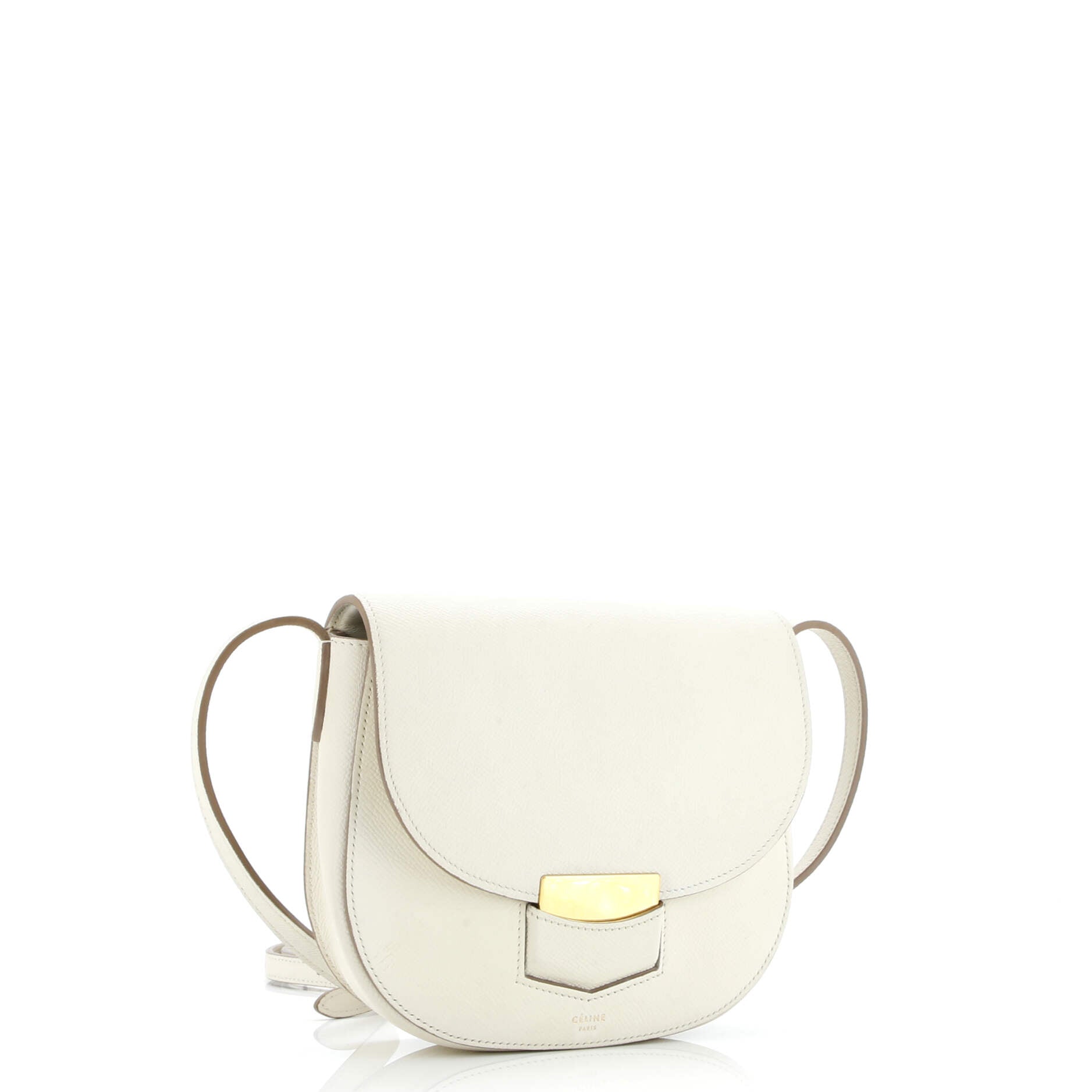 Celine Trotteur Crossbody Bag Grainy Leather Small