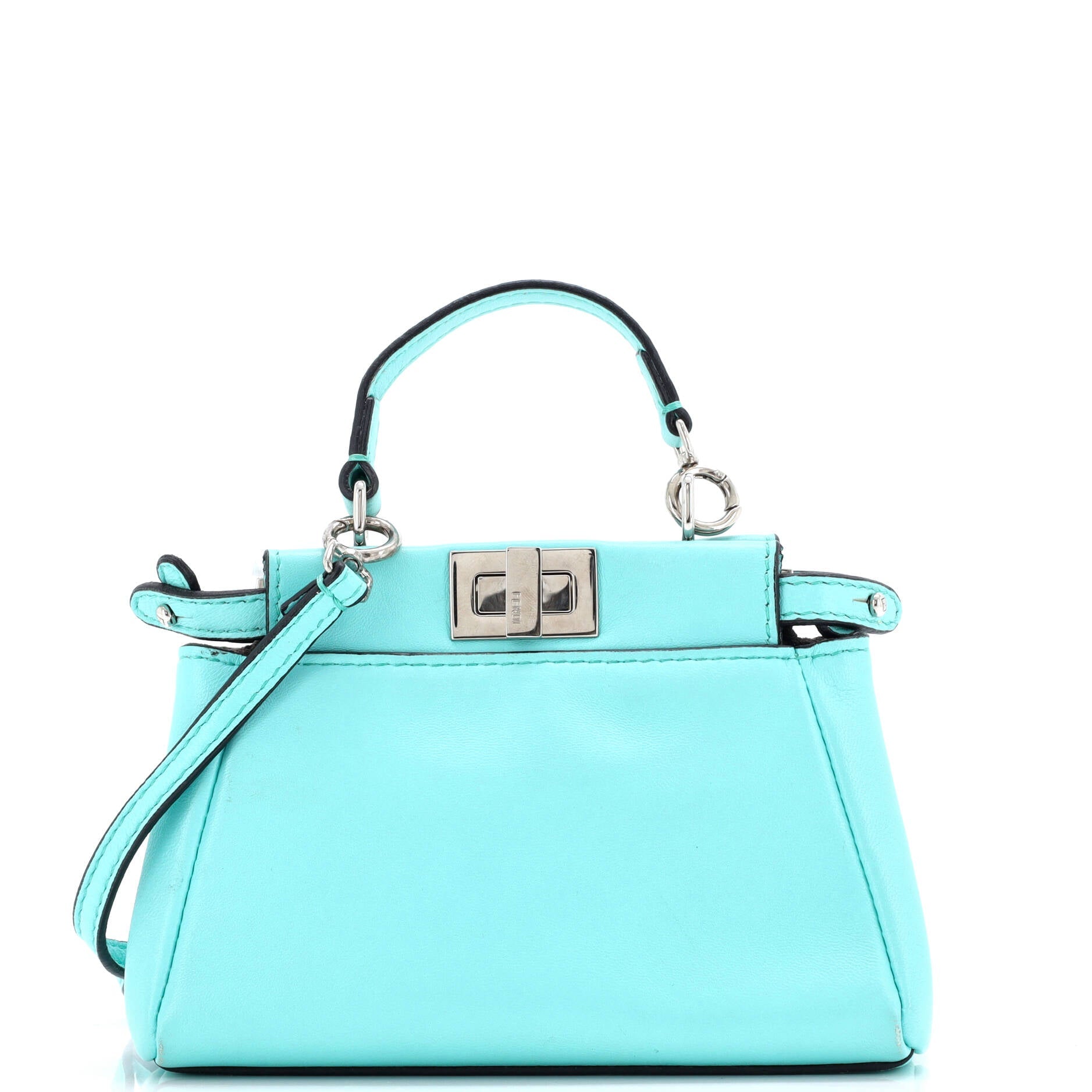 Fendi Peekaboo Bag Leather Micro