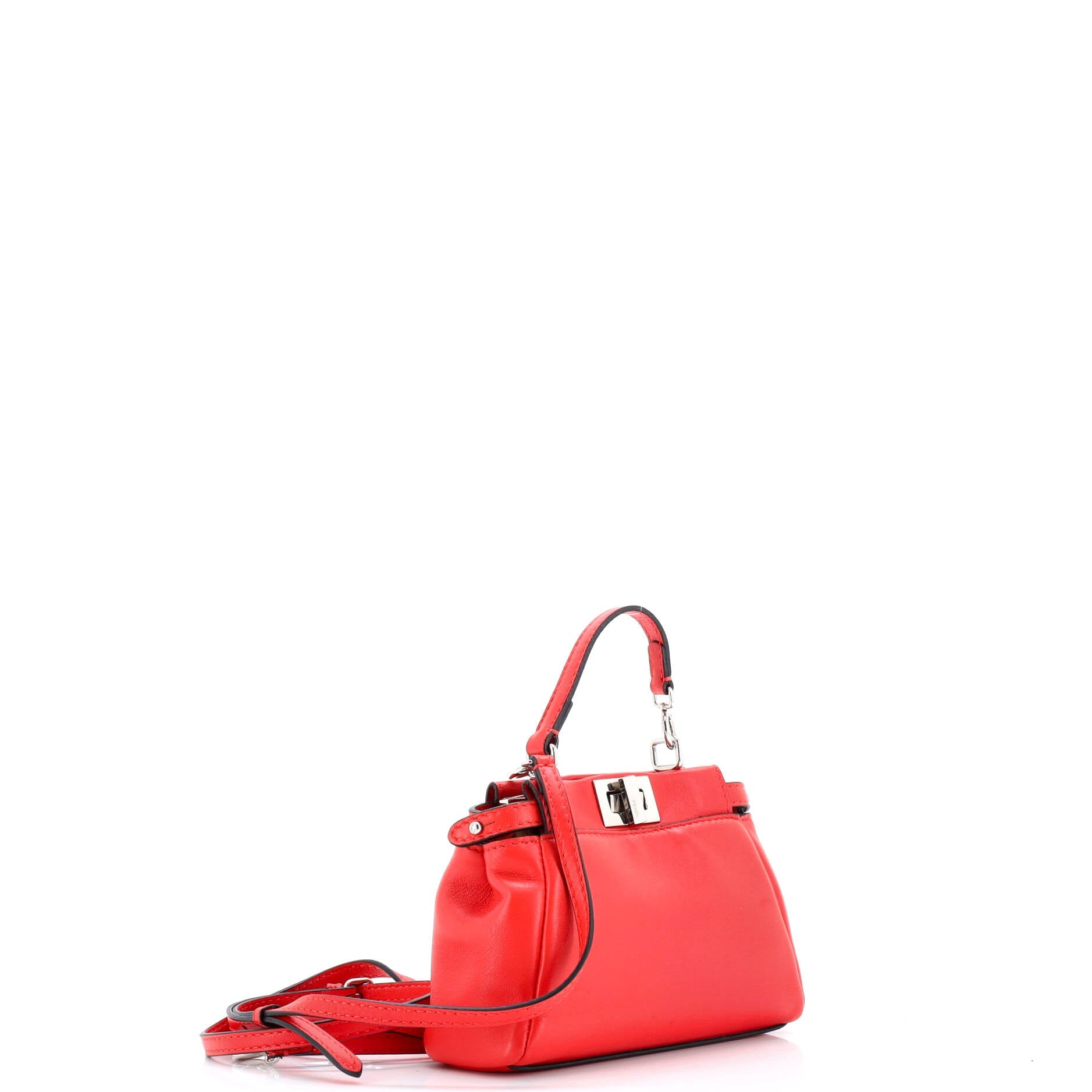 Fendi Peekaboo Bag Leather Micro