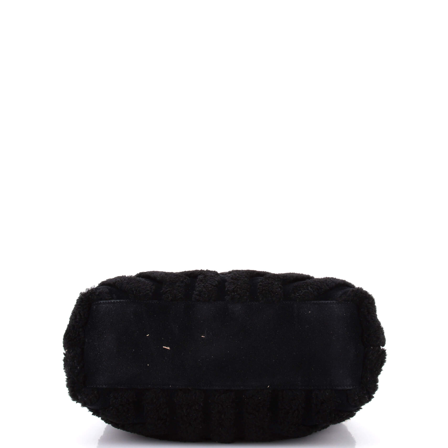Saint Laurent Loulou Shoulder Bag Matelasse Chevron Shearling Medium