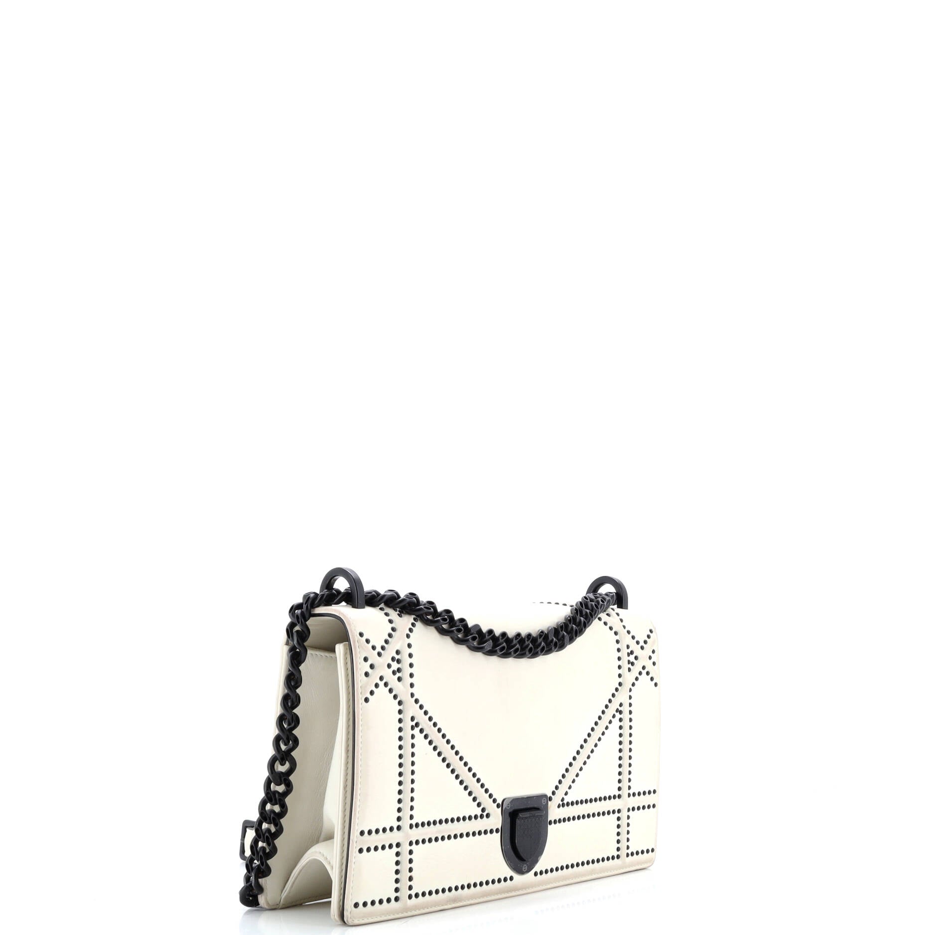 Christian Dior Diorama Flap Bag Studded Leather Medium