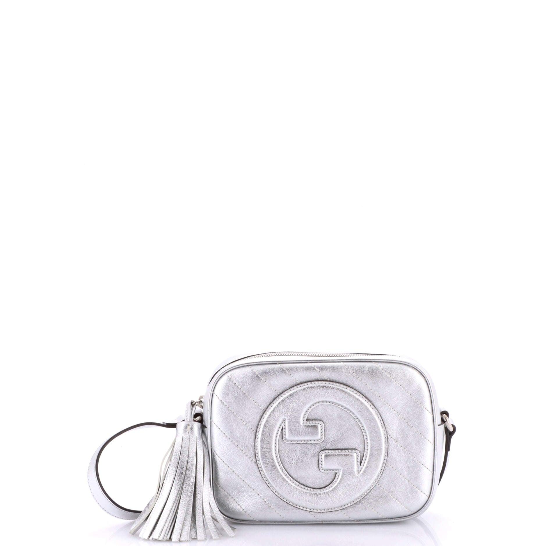 Gucci Blondie NM Camera Shoulder Bag Diagonal Quilted Leather Small