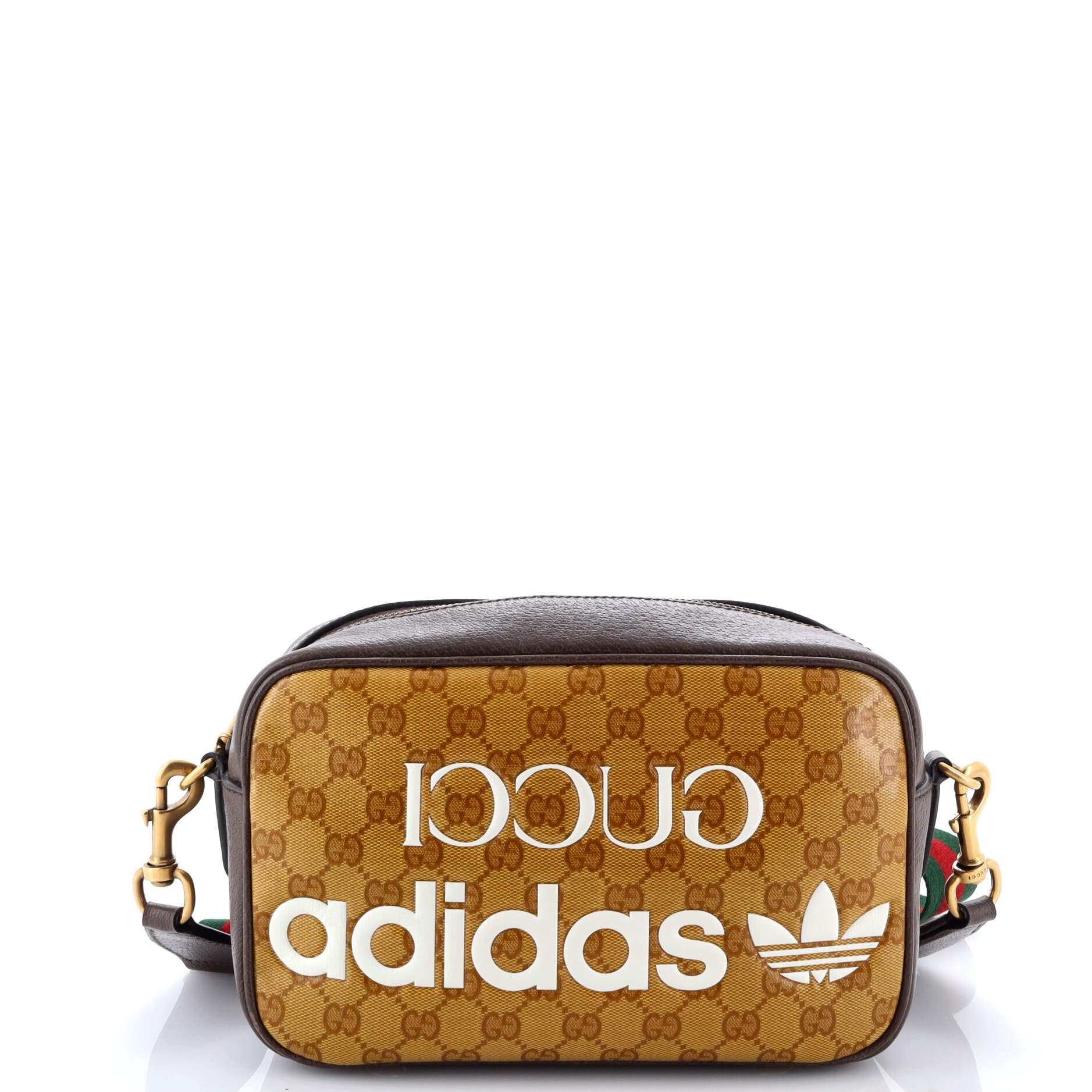 Gucci x adidas Shoulder Bag GG Coated Canvas Small