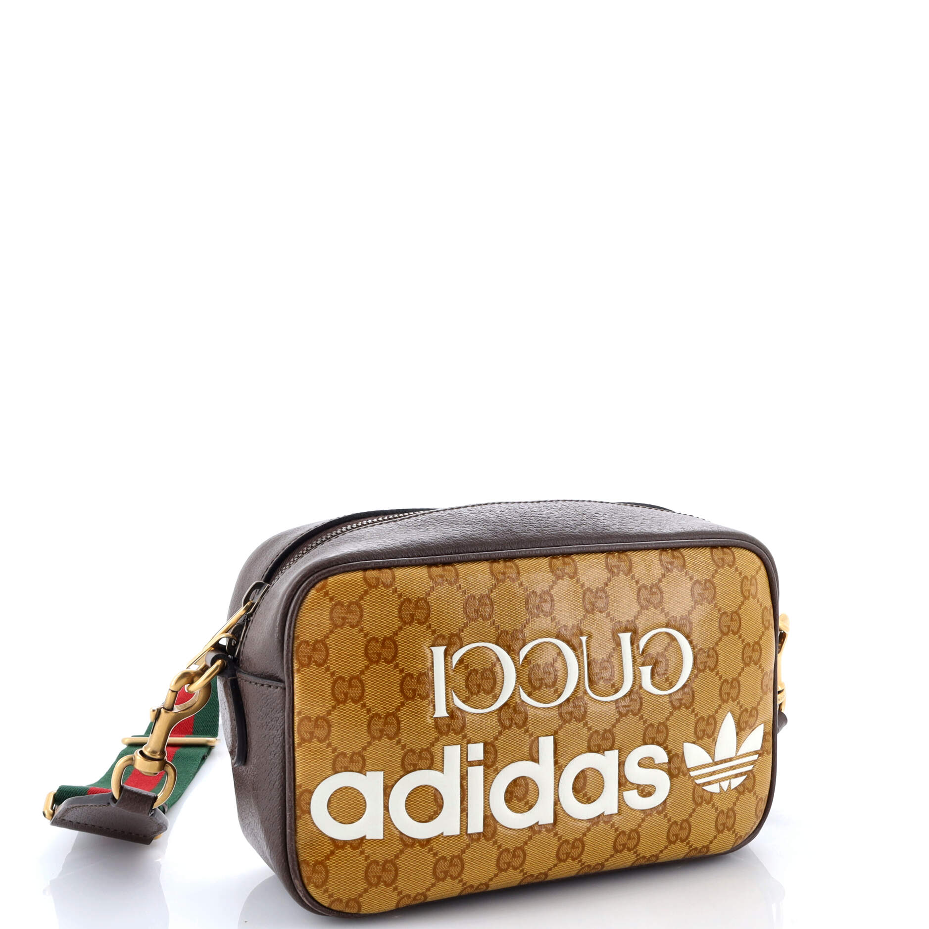 Gucci x adidas Shoulder Bag GG Coated Canvas Small