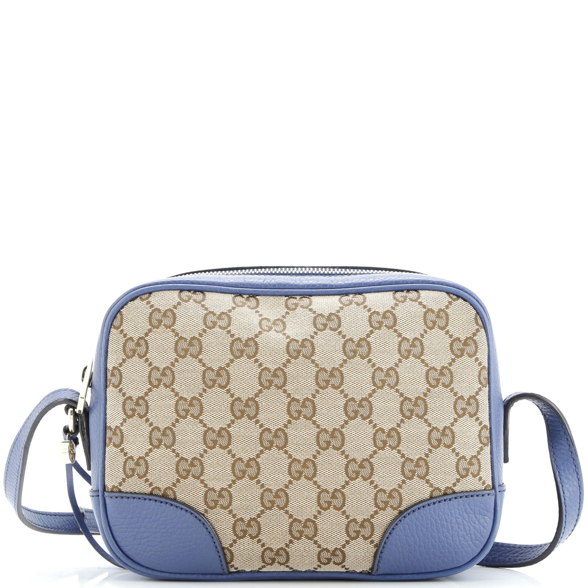 Gucci Bree Disco Crossbody Bag GG Canvas with Leather Mini