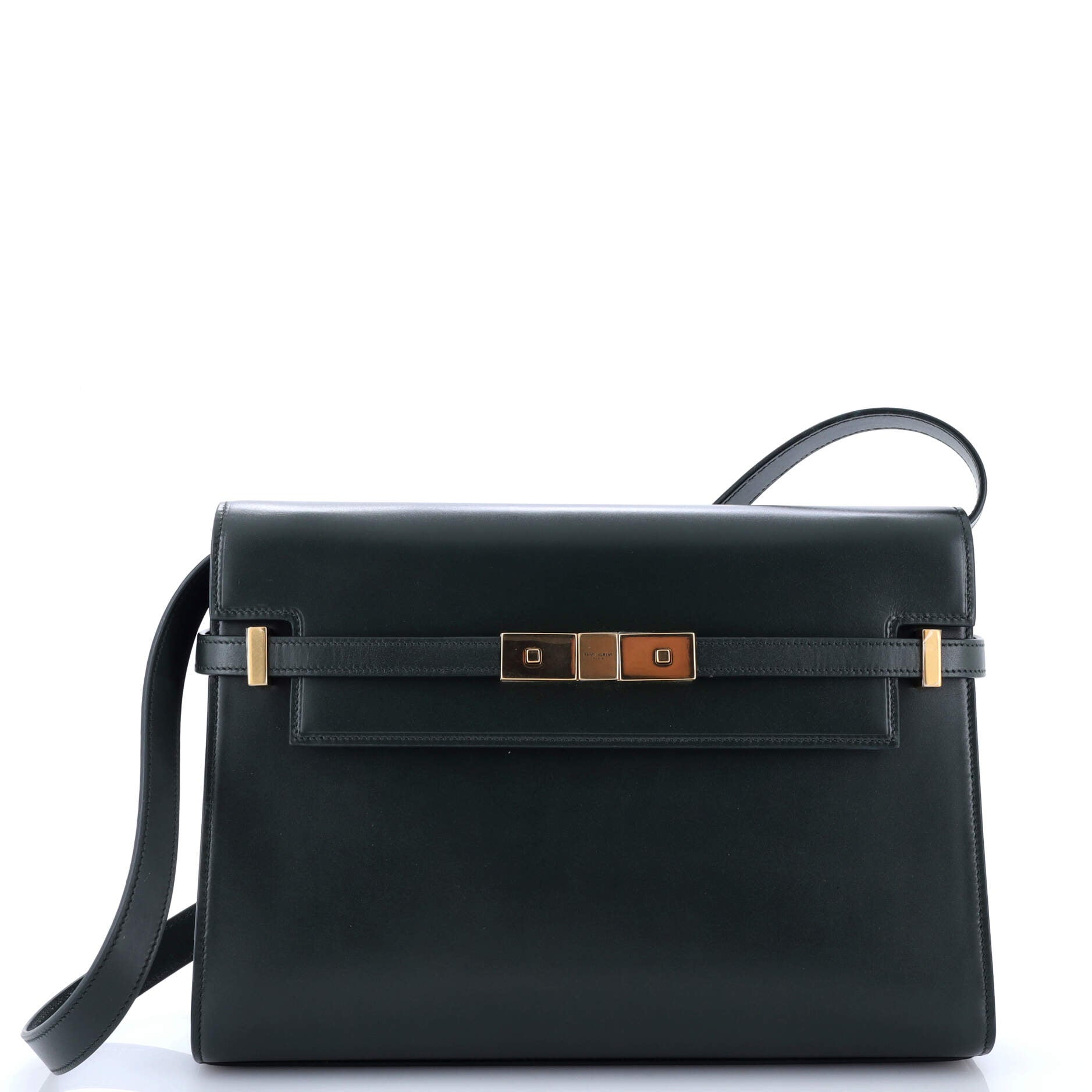 Saint Laurent Manhattan Shoulder Bag Leather Medium