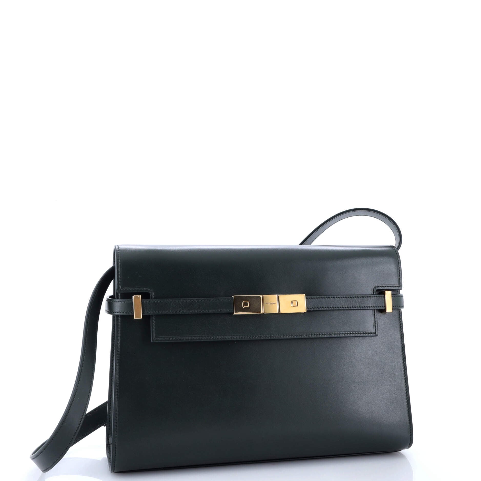Saint Laurent Manhattan Shoulder Bag Leather Medium