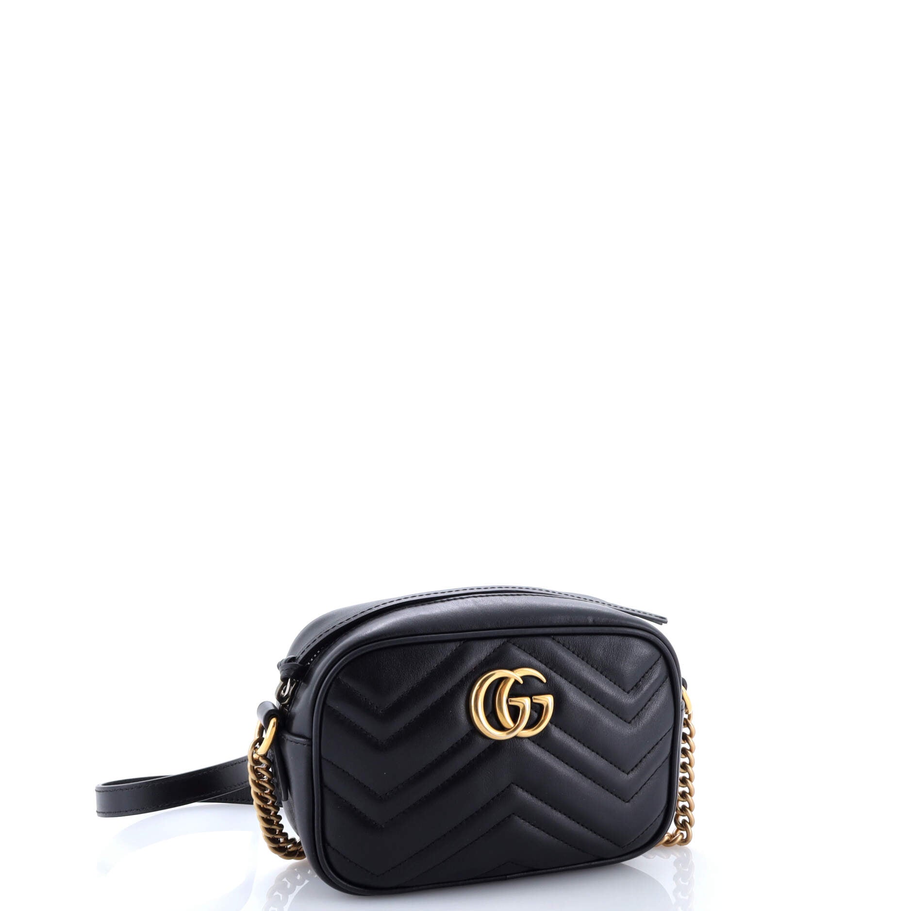 Gucci GG Marmont Shoulder Bag Matelasse Leather Mini