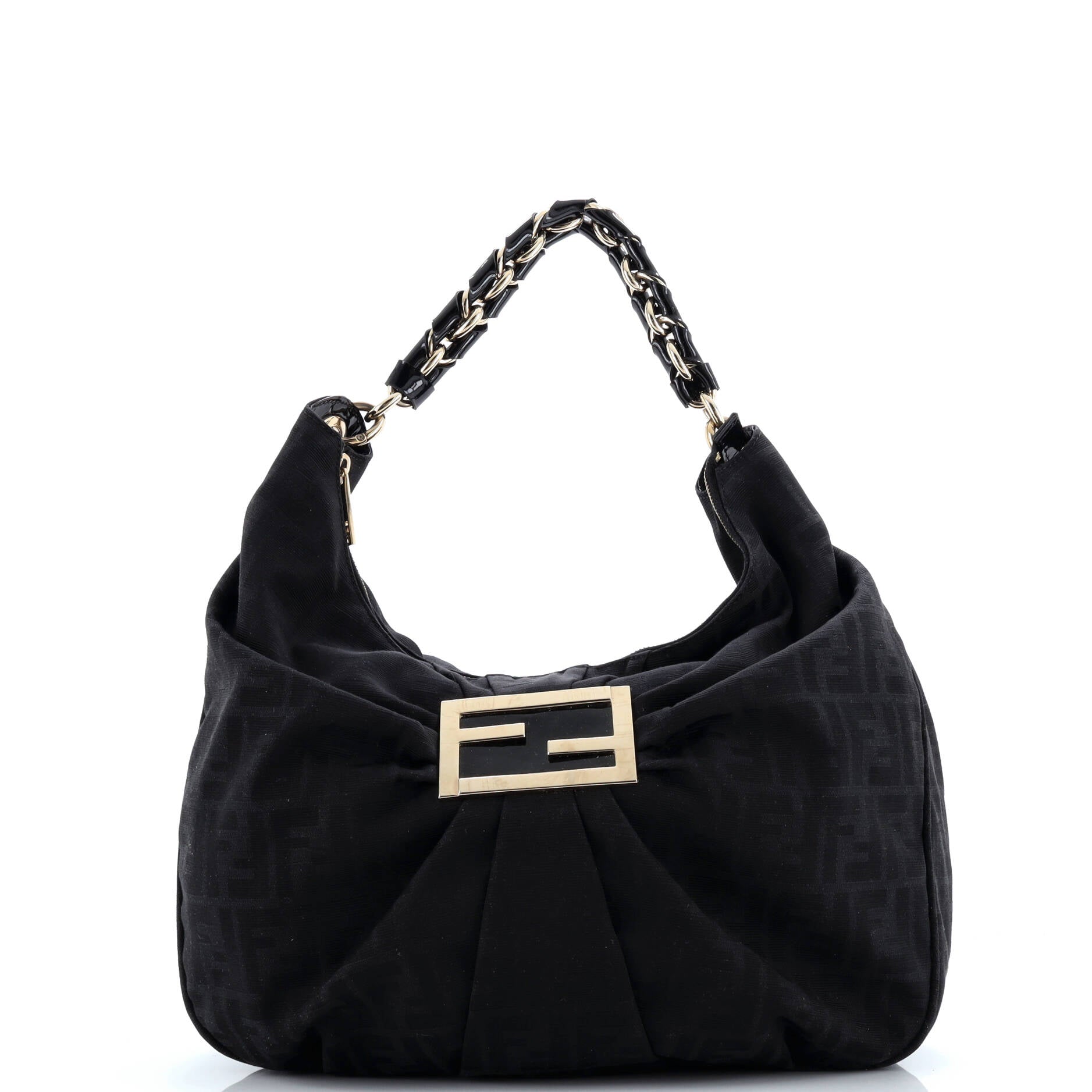 Fendi Mia Hobo Zucca Canvas Large