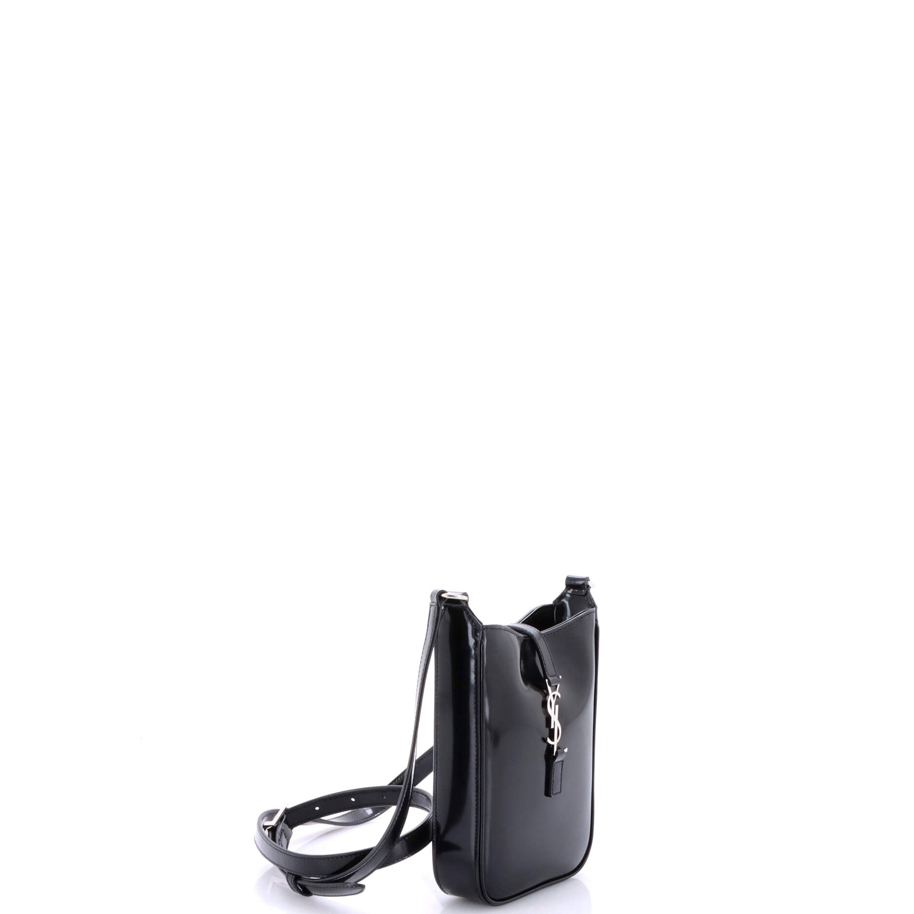 Saint Laurent Le 5 a 7 Vertical Shoulder Bag Leather Mini