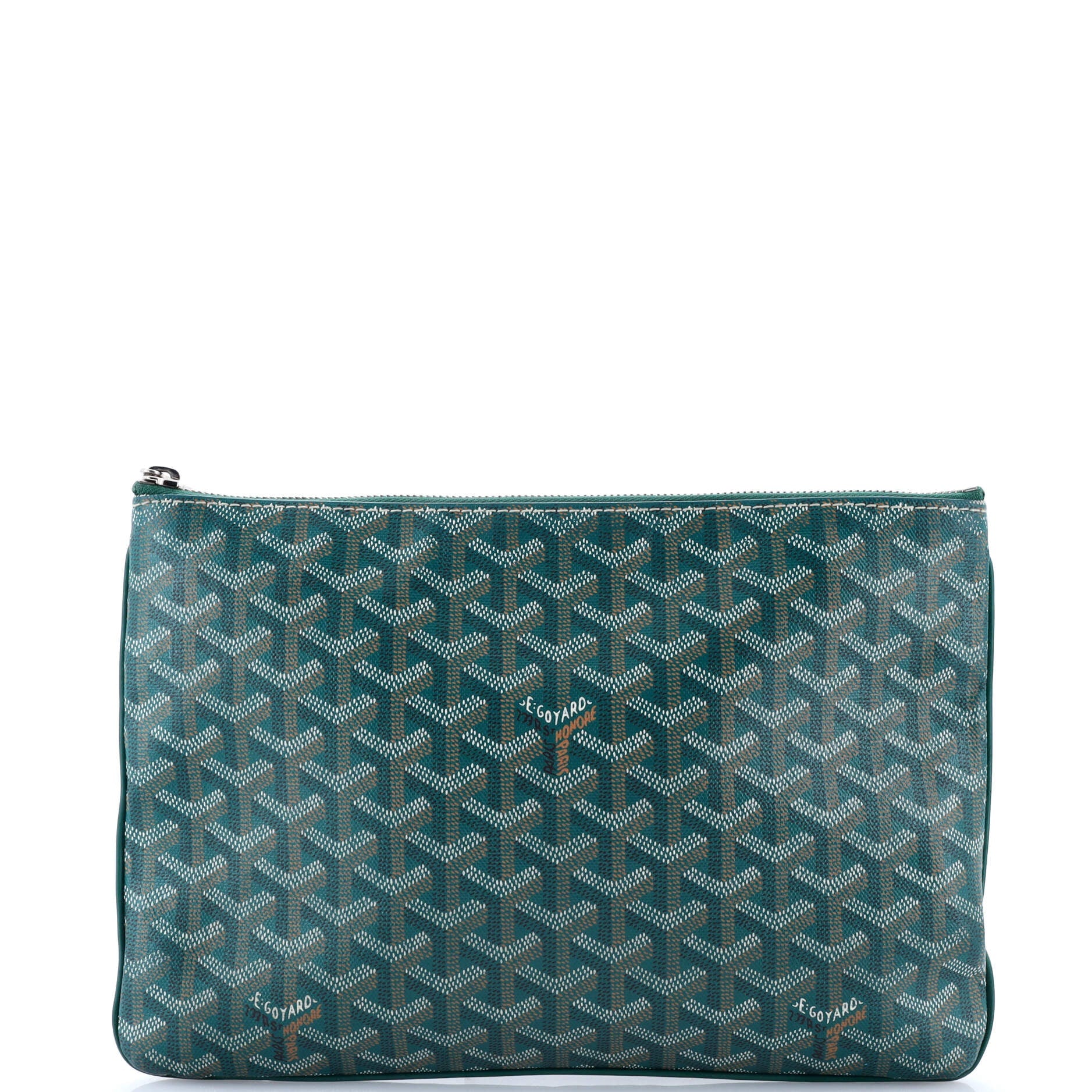 Goyard Senat Zip Pouch Coated Canvas MM