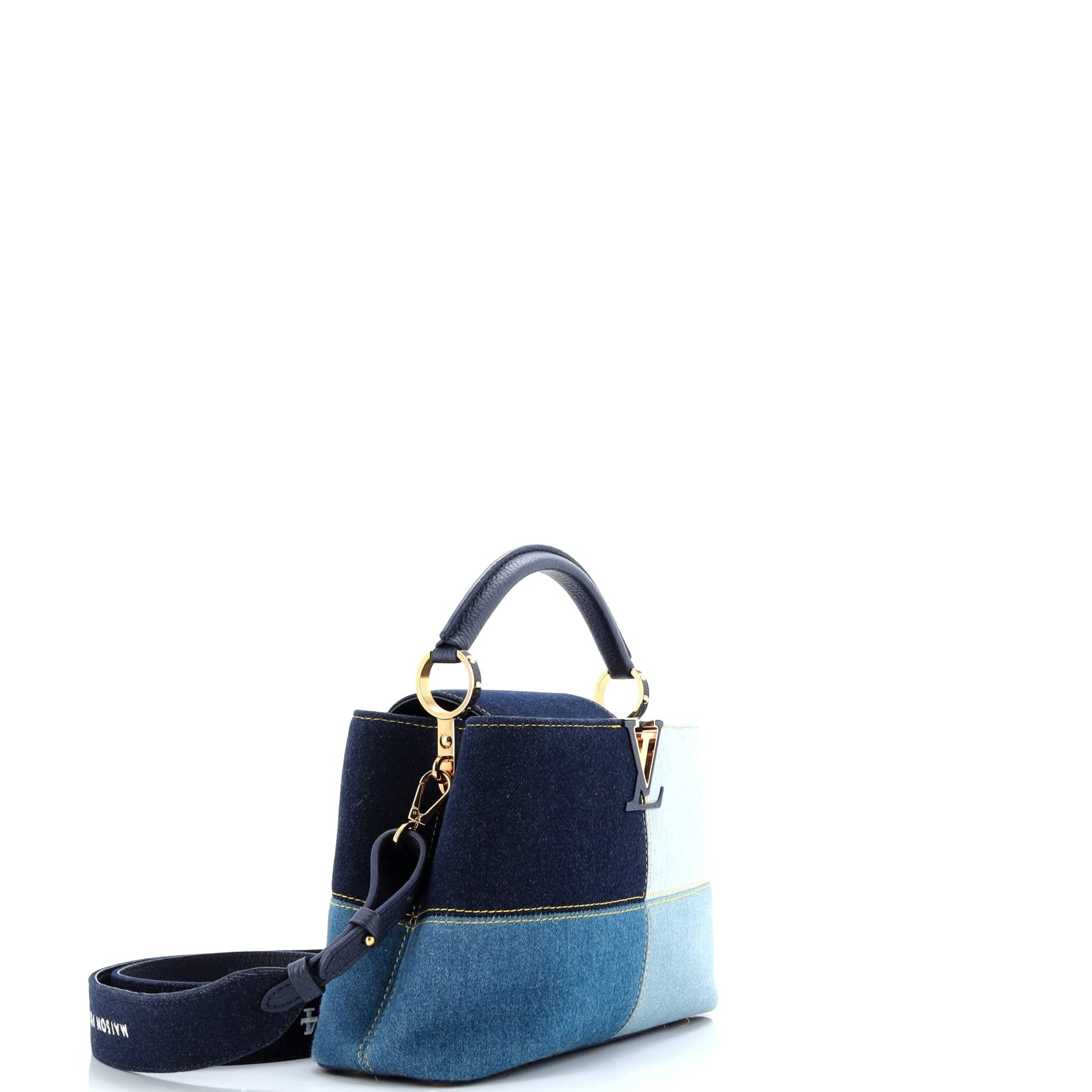 Louis Vuitton Capucines Bag Patchwork Denim BB