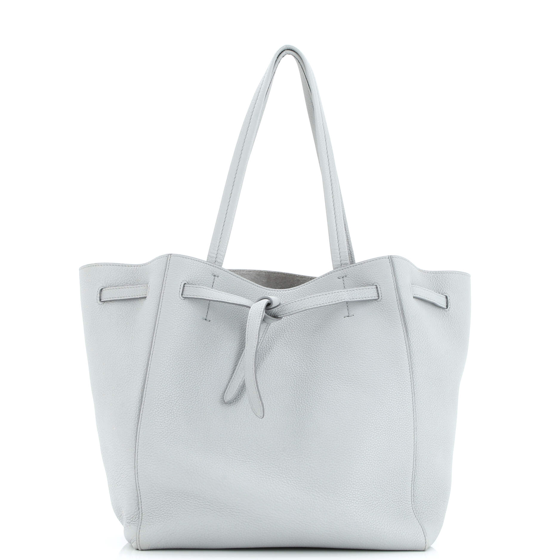 Celine Phantom Tie Cabas Tote Leather Small