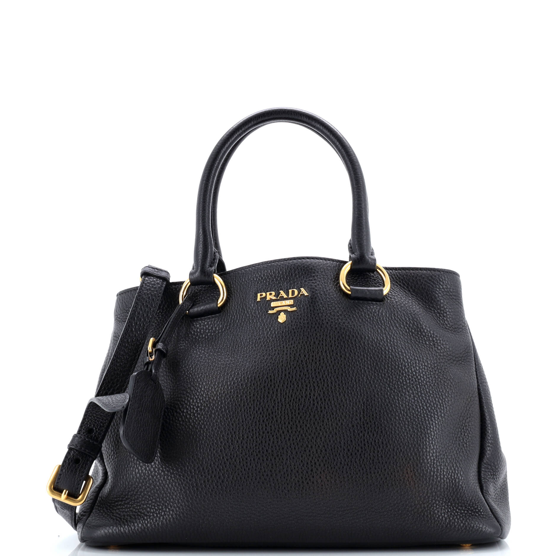 Prada Convertible Shopping Tote Vitello Daino Medium