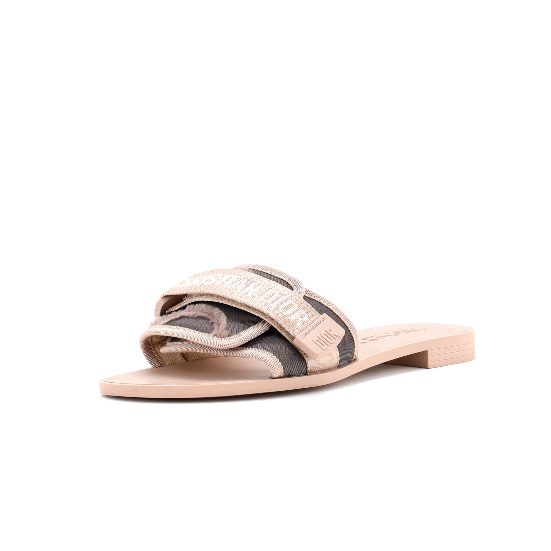 Christian Dior Women's Dio(r)evolution Slide Sandals Technical Fabric