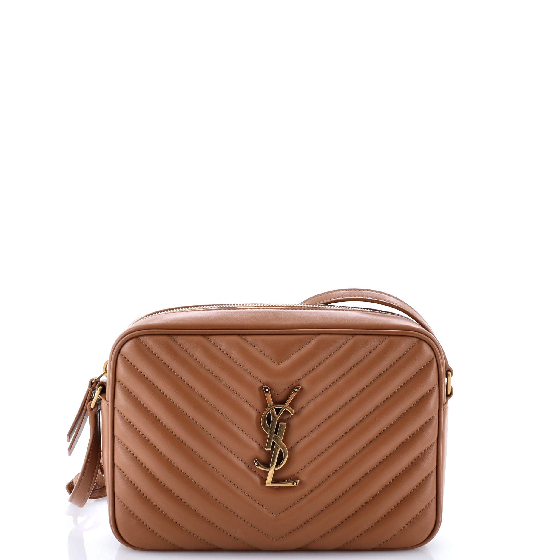 Saint Laurent Lou Camera Bag Matelasse Chevron Leather Small