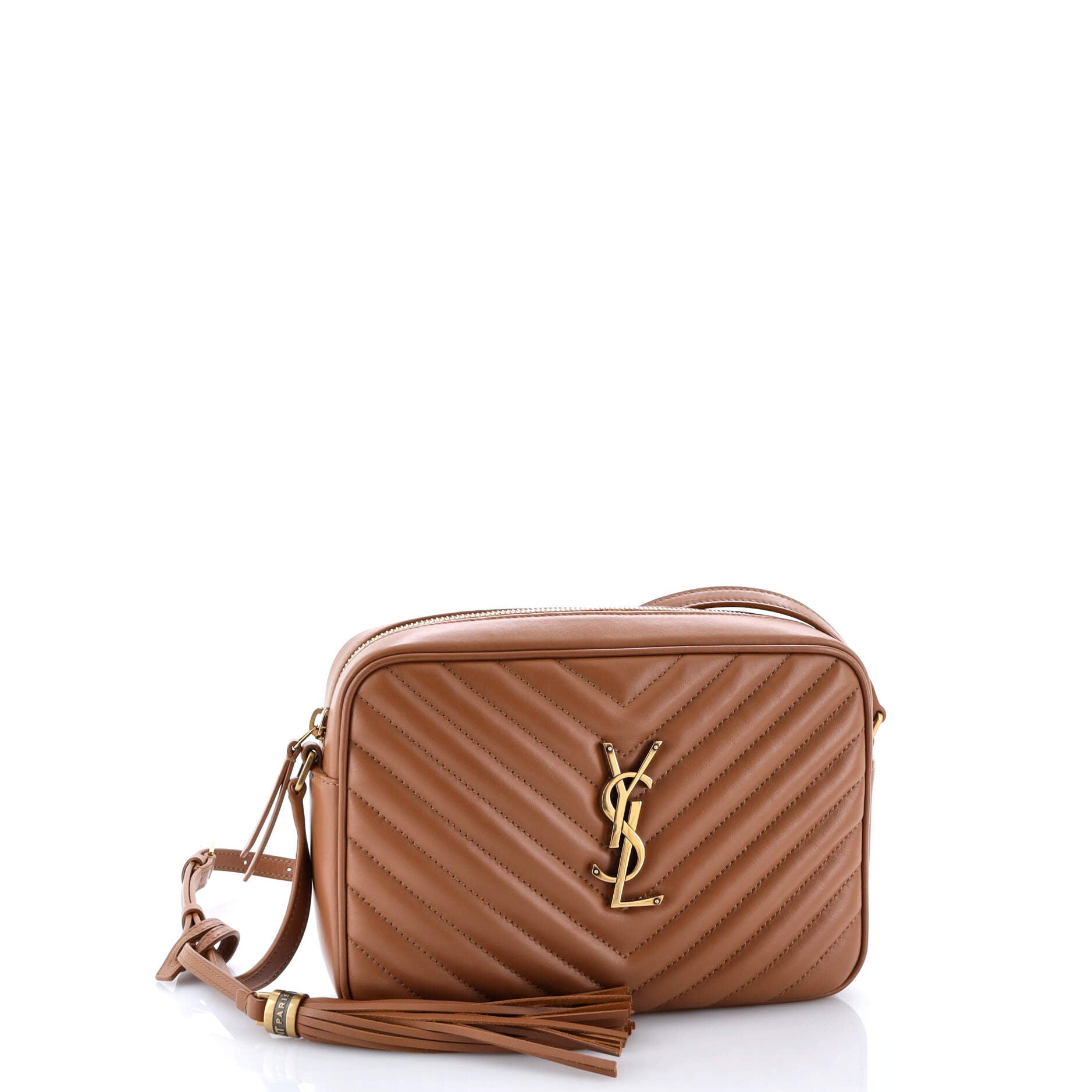 Saint Laurent Lou Camera Bag Matelasse Chevron Leather Small