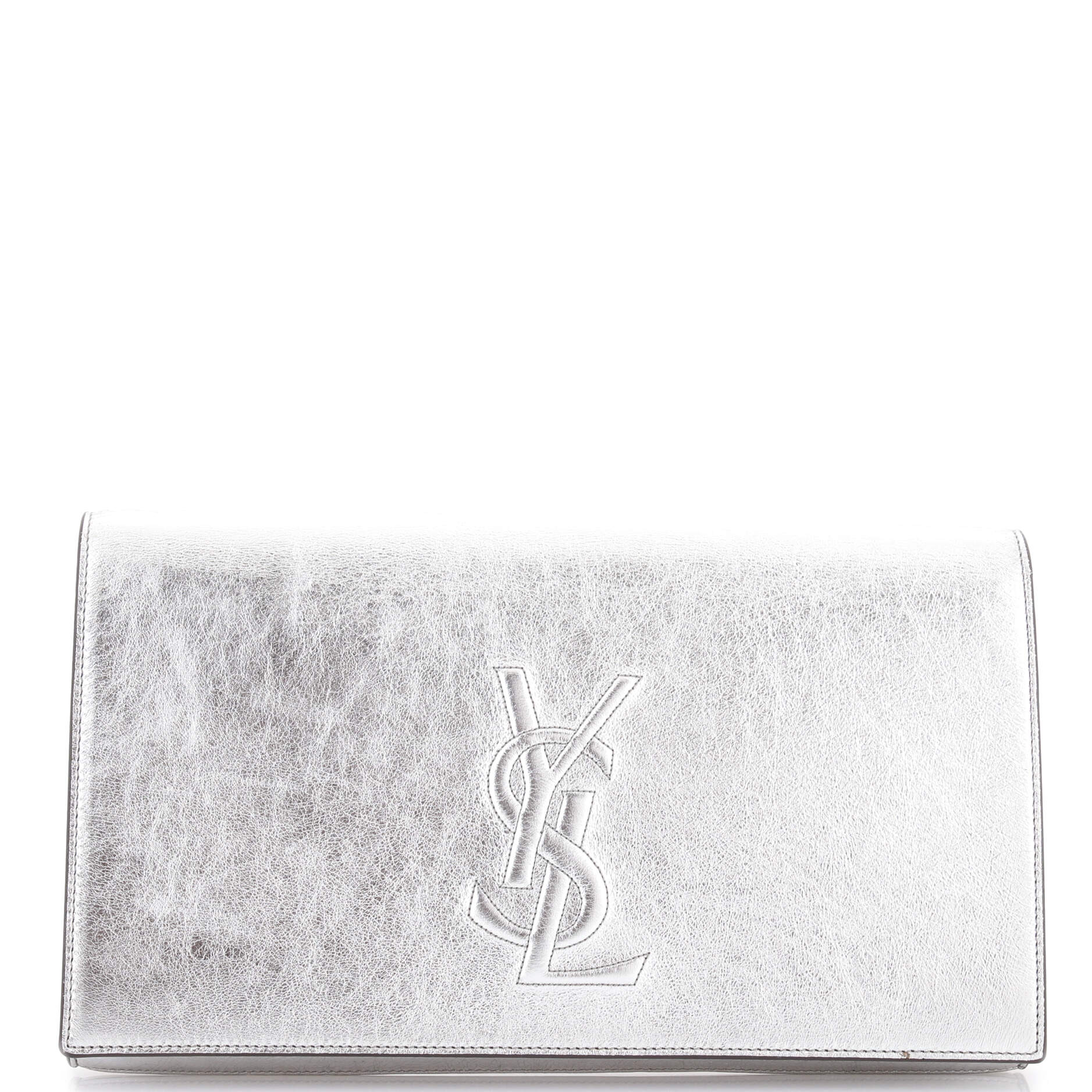 Saint Laurent Belle de Jour Clutch Leather Large