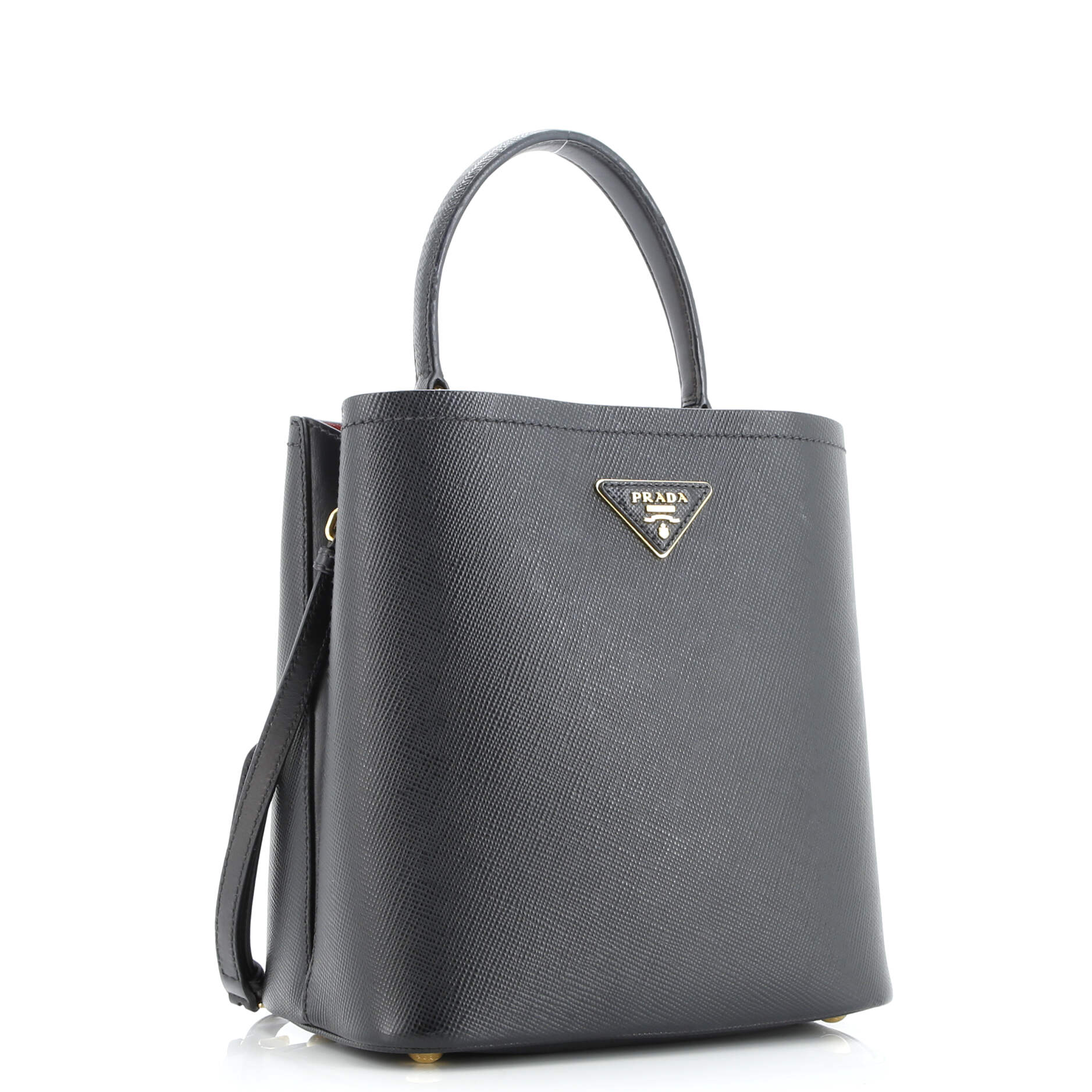 Prada Panier Bucket Bag Saffiano Leather Medium