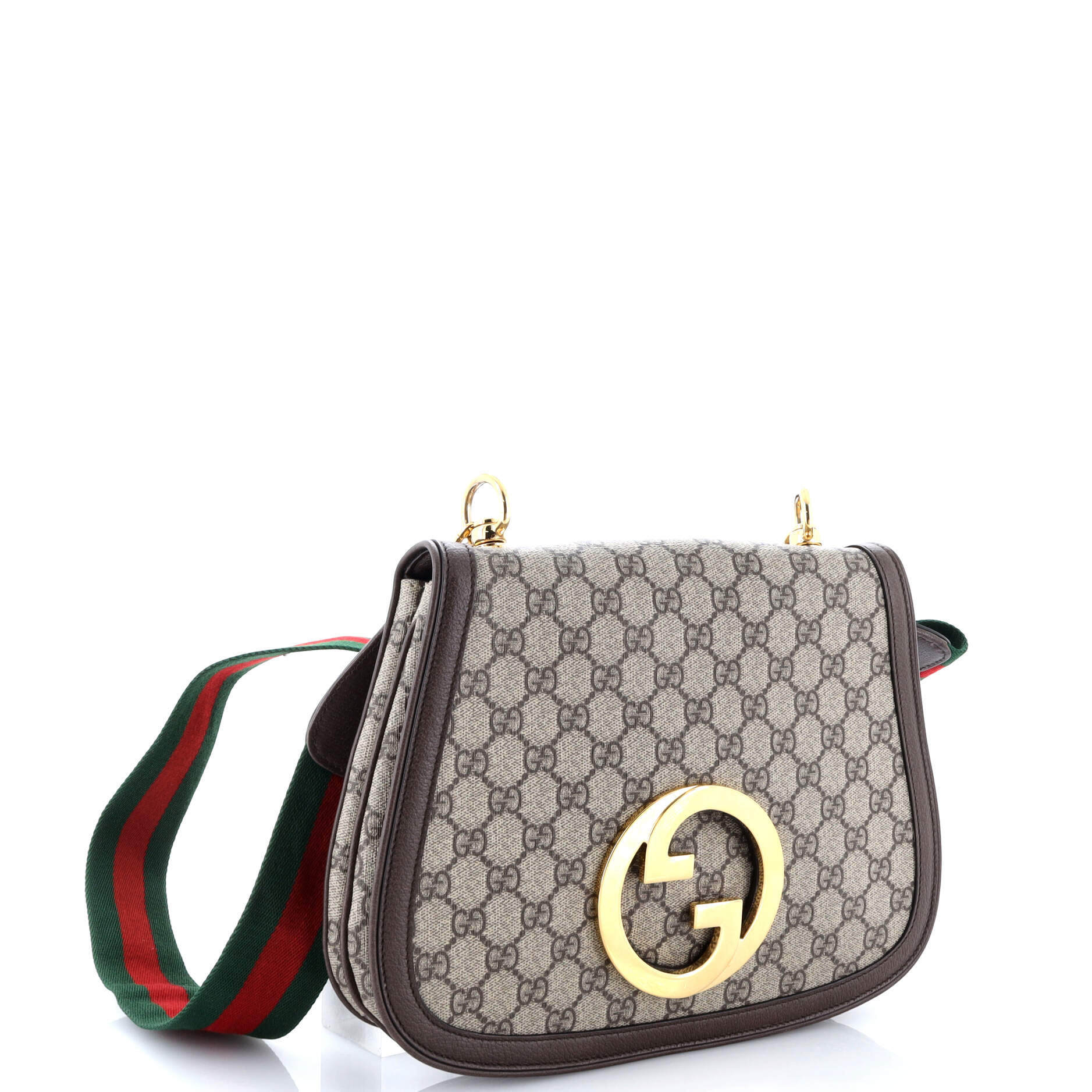 Gucci Blondie NM Top Handle Bag GG Coated Canvas Medium