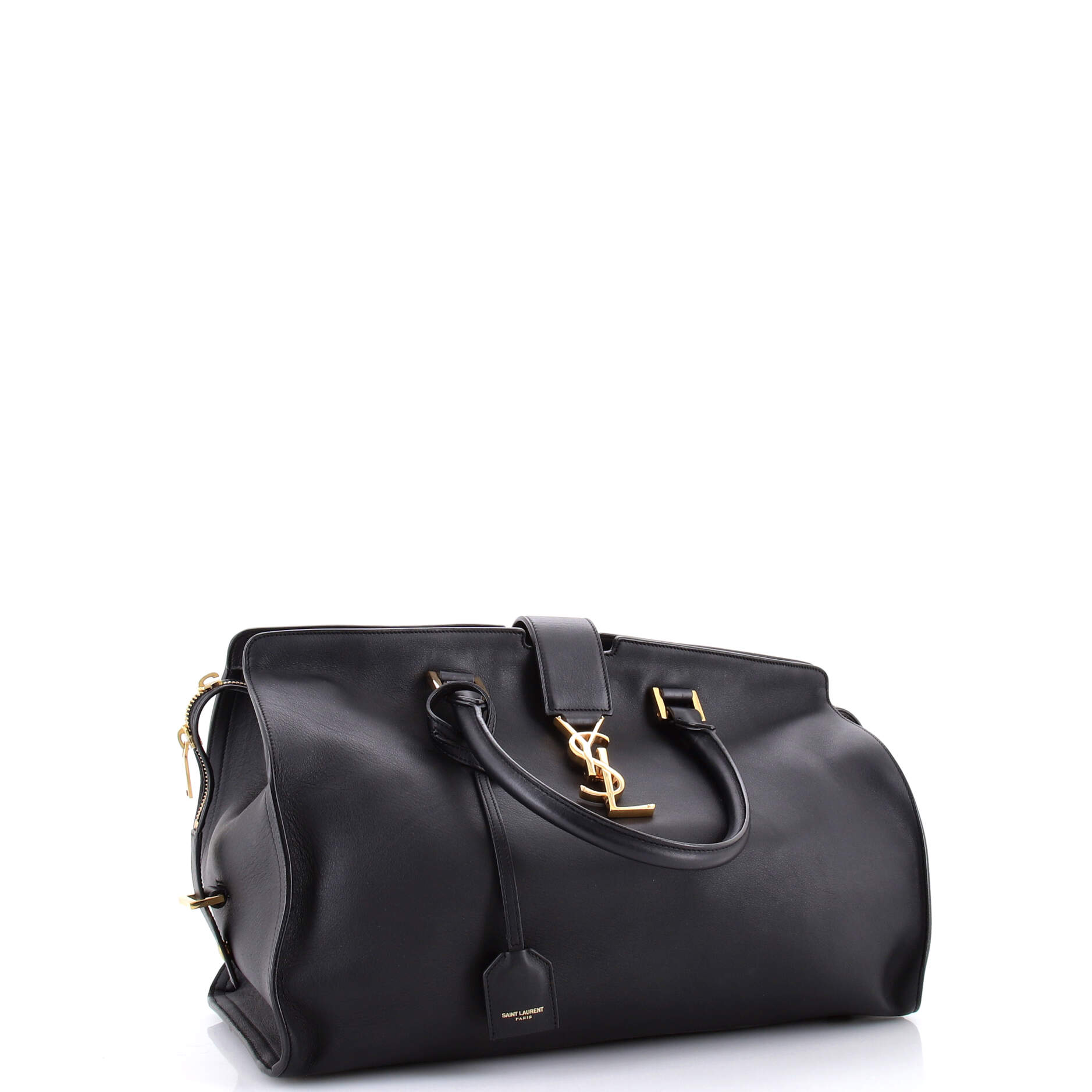 Saint Laurent Monogram Cabas Leather Medium