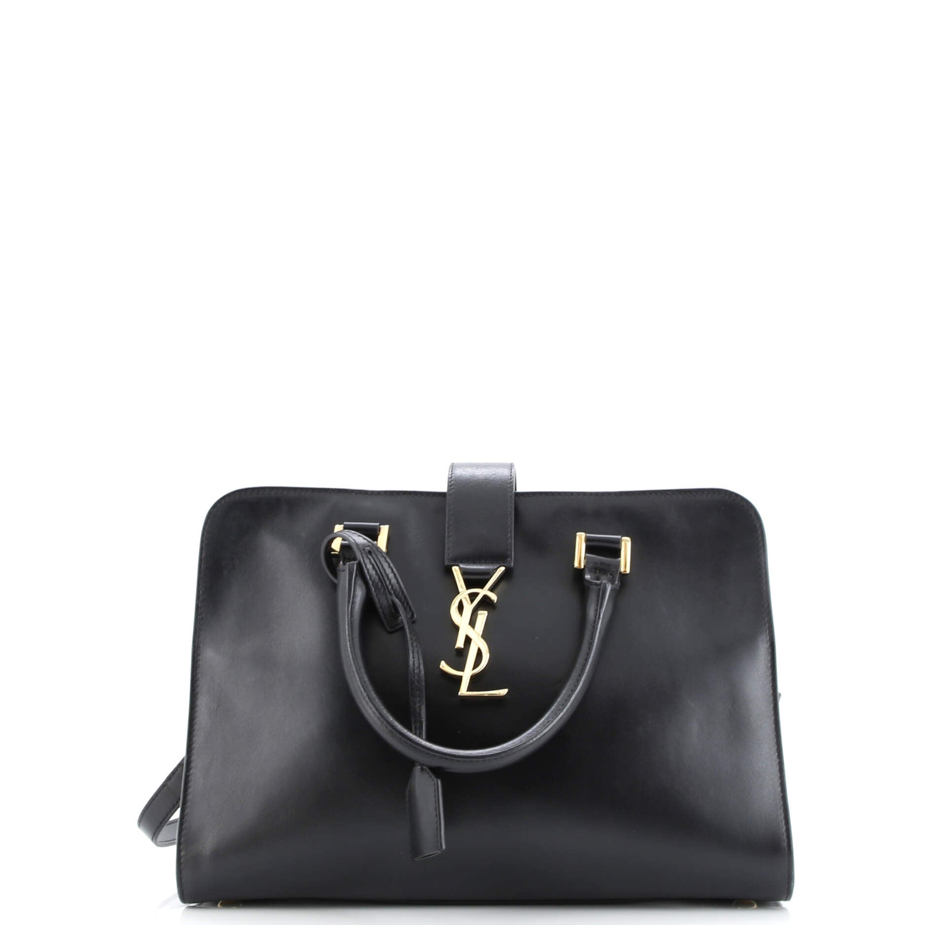 Saint Laurent Monogram Cabas Leather Small