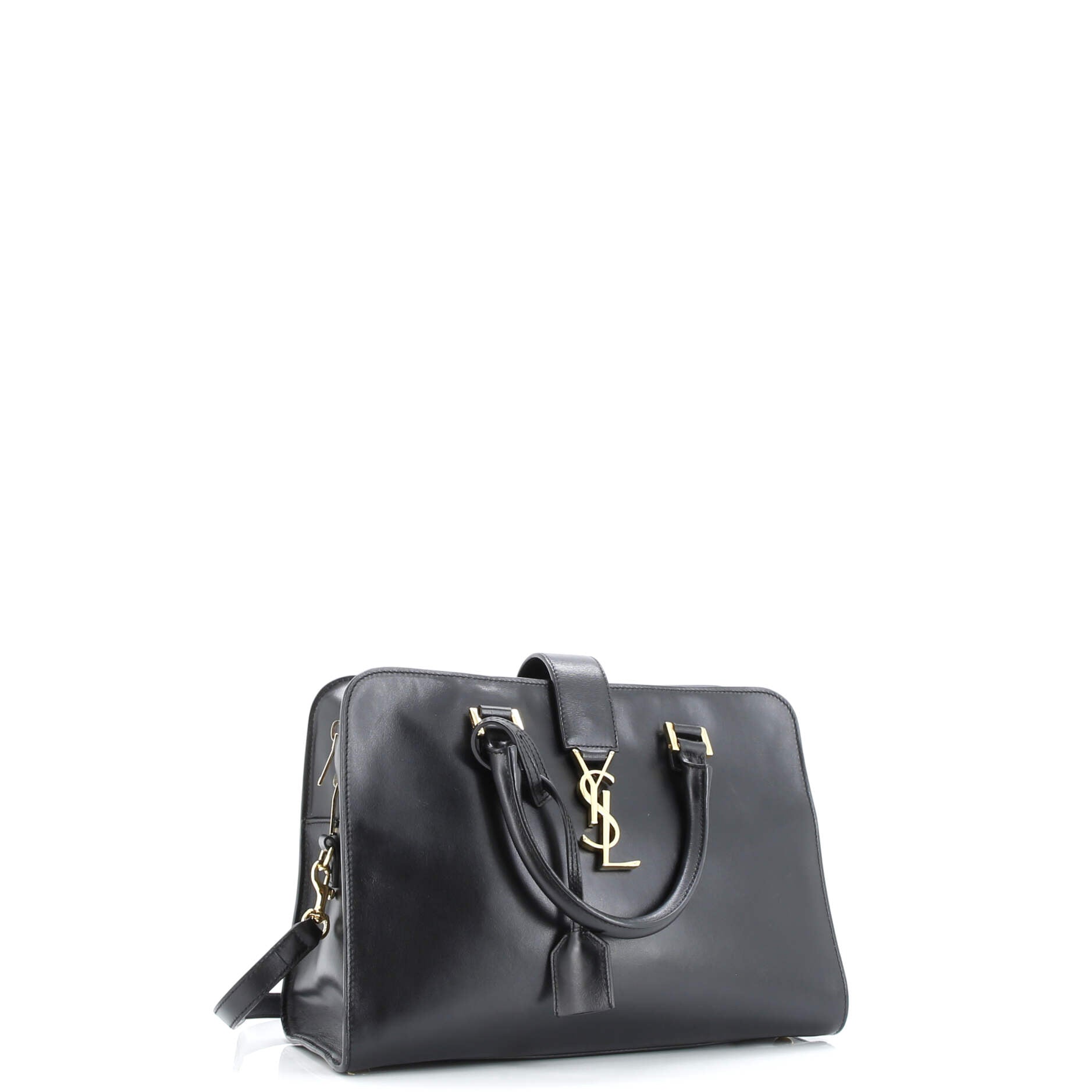 Saint Laurent Monogram Cabas Leather Small