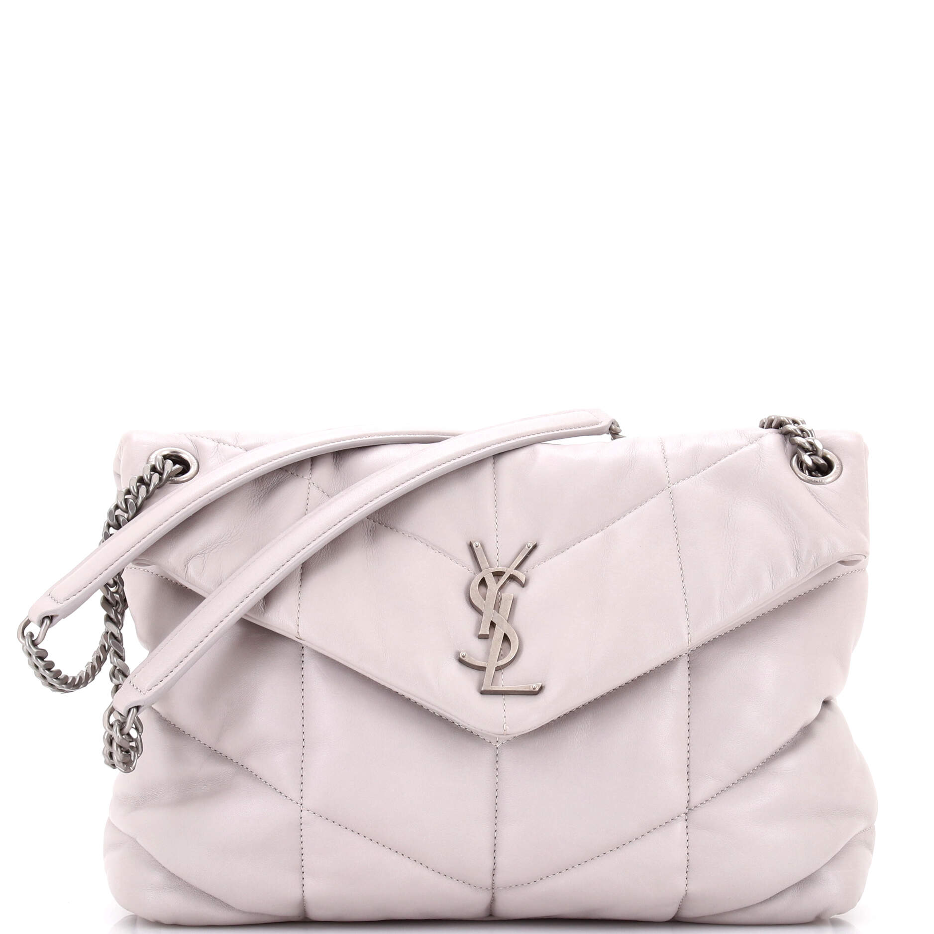 Saint Laurent Loulou Puffer Shoulder Bag Quilted Leather Medium