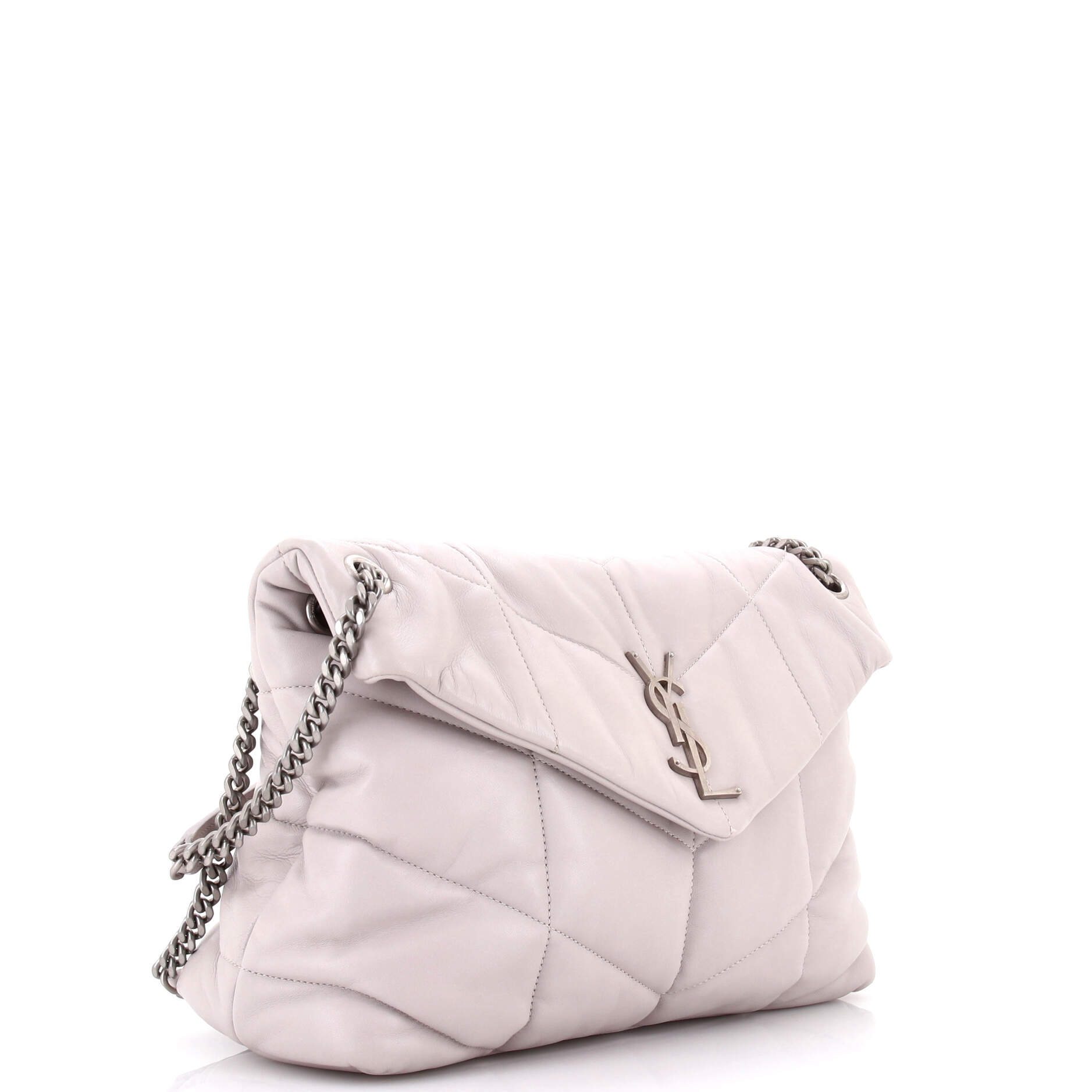 Saint Laurent Loulou Puffer Shoulder Bag Quilted Leather Medium